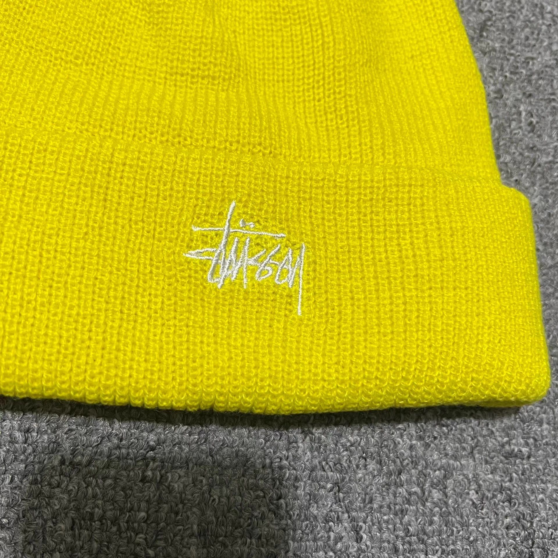 Stussy Stussy Classic Solid Color Embroidered Logo Knit Beanie Q7 Size ONE SIZE - 4 Thumbnail
