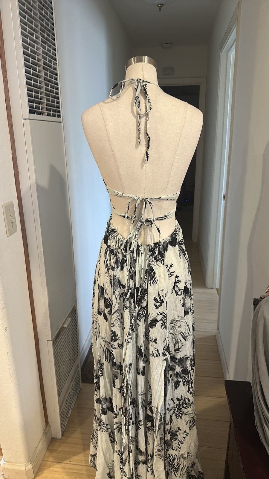 Free People Lille Maxi Dress in Blue Floral Size XS / US 0-2 / IT 36-38 - 8 Thumbnail
