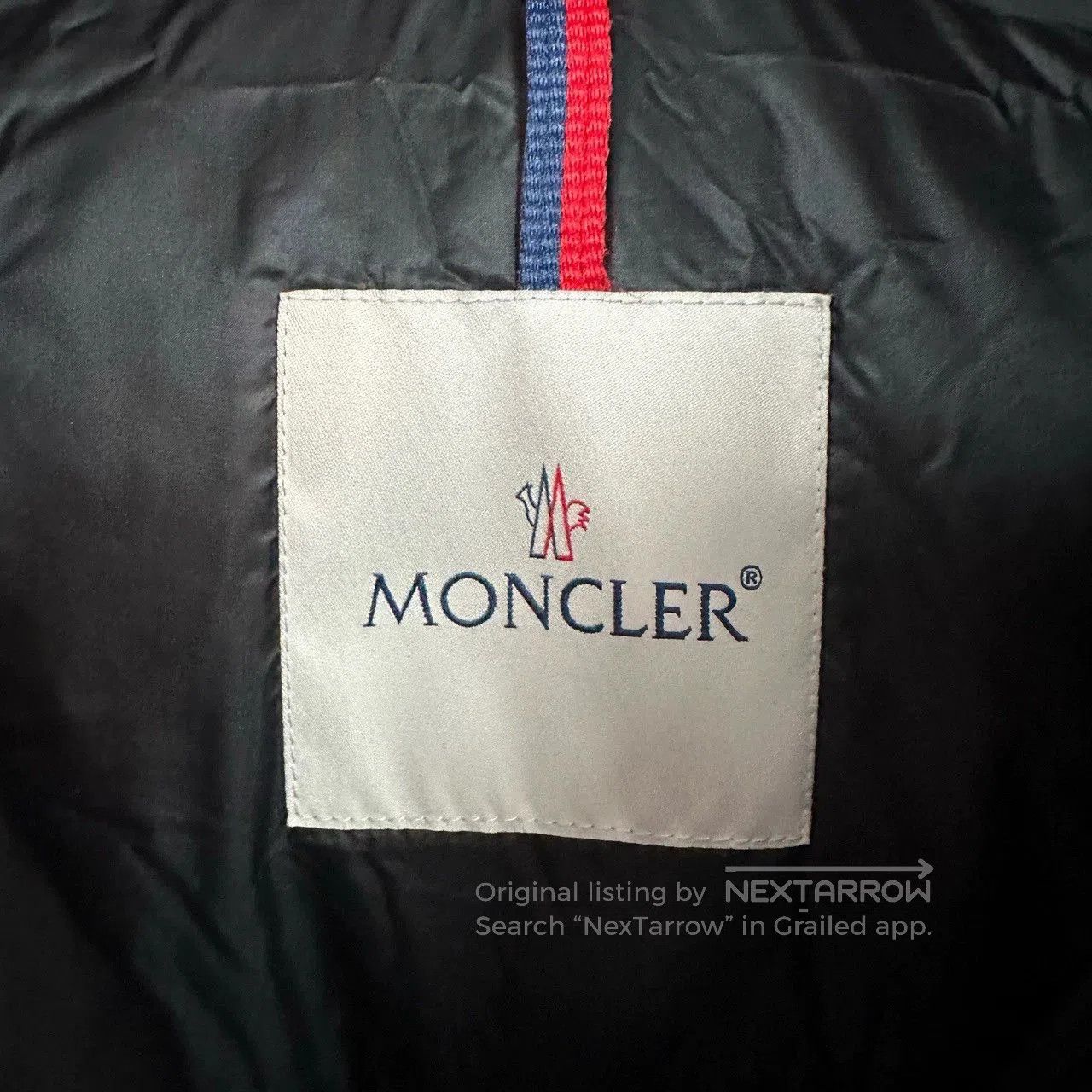 Moncler moncler black quilted logo collar down jacket. Size US L / EU 52-54 / 3 - 3 Thumbnail
