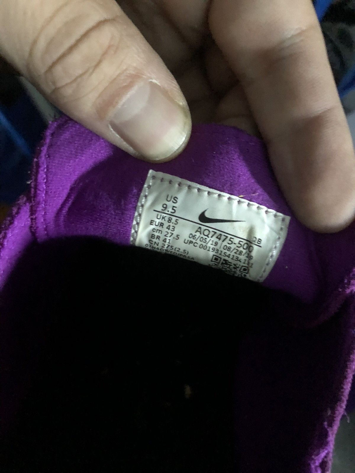 Nike Nike SB Zoom Stefan Janoski RM Vivid Purple Size US 9.5 / EU 42-43 - 5 Thumbnail