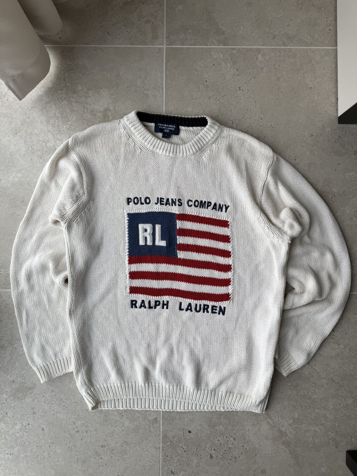 Polo Ralph Lauren Polo Ralph Lauren American Flag Sweater Size US L / EU 52-54 / 3 - 1 Thumbnail