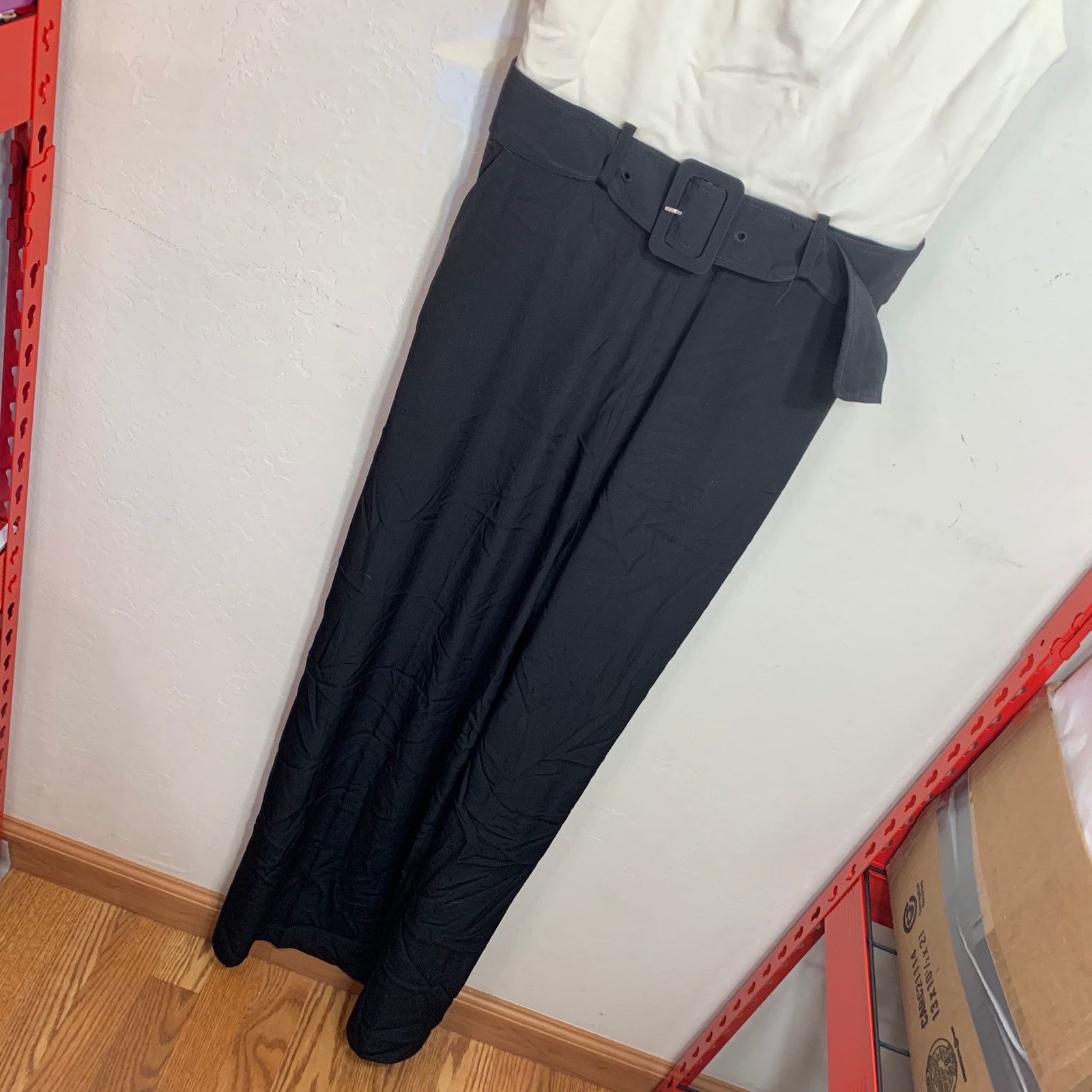 Express Express Sleeveless Black-White Jumpsuit Size XS Size XS / US 0-2 / IT 36-38 - 4 Thumbnail