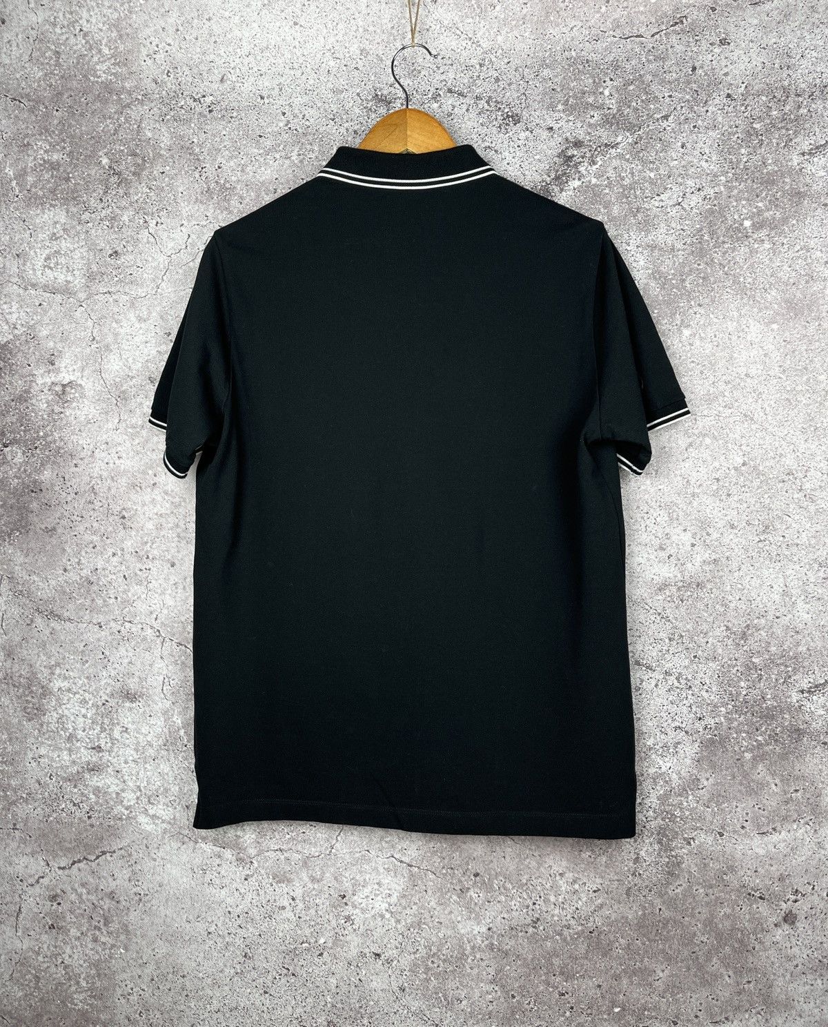Stone Island Stone Island Patch Program Black Polo Shirt Size US L / EU 52-54 / 3 - 3 Thumbnail