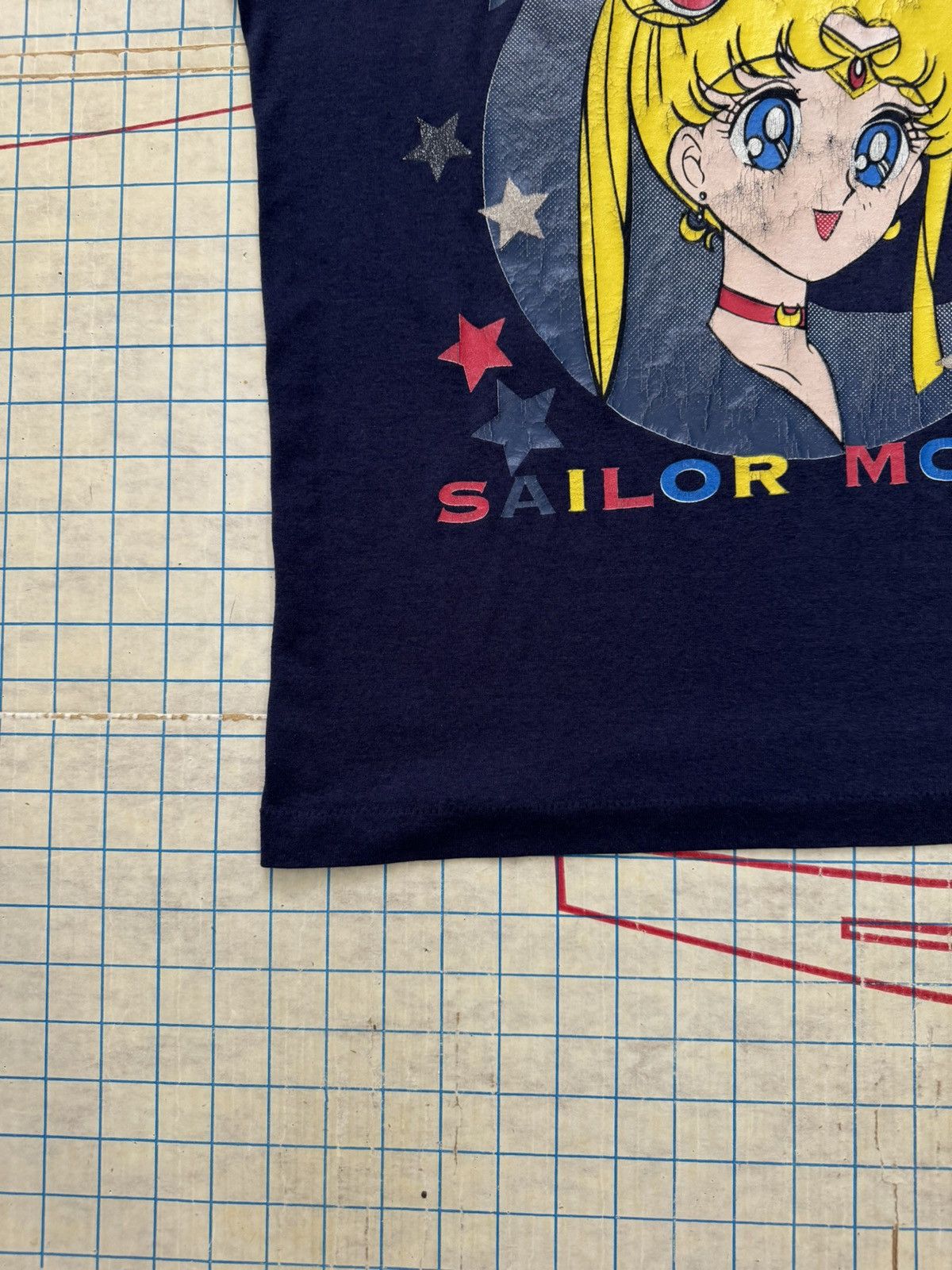 Vintage Vintage 90’s Sailor Moon Navy Blue Graphic Tee Fits Medium Size US M / EU 48-50 / 2 - 4 Thumbnail