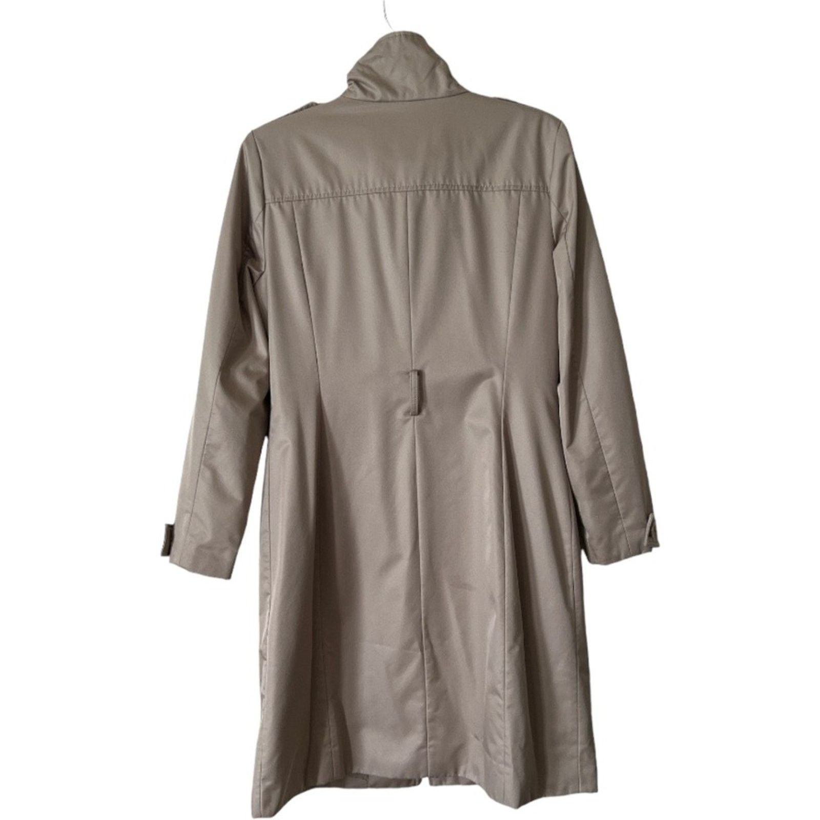 Kenneth Cole KENETH COLE REACTION Beige Trench Coat, Medium SRP: $150 Size M / US 6-8 / IT 42-44 - 2 Thumbnail