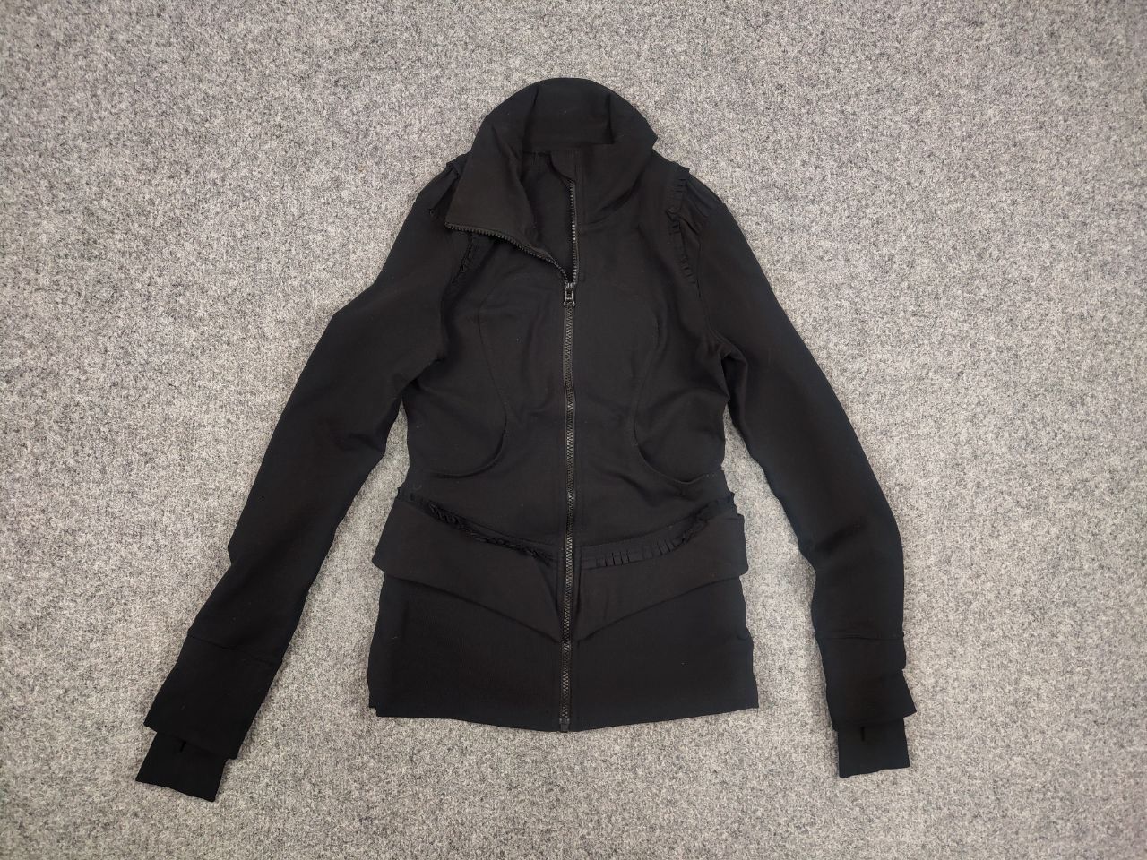 Lululemon Lululemon Stretch Black Braids High neck Zip Front Jacket Size M / US 6-8 / IT 42-44 - 10 Thumbnail