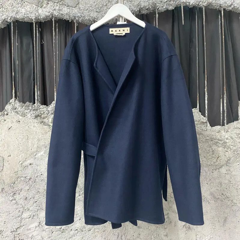 Marni Marni Women's Blue Spring Autumn Jacket 0089 Size ONE SIZE - 1 Thumbnail