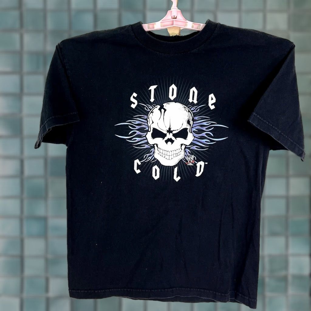 Doublet VINTAGE WWE Stone Cold Steve Austin T-Shirt Men Large Cotton Graphic 90s Short Sleeve Double-Sided Size US L / EU 52-54 / 3 - 1 Thumbnail
