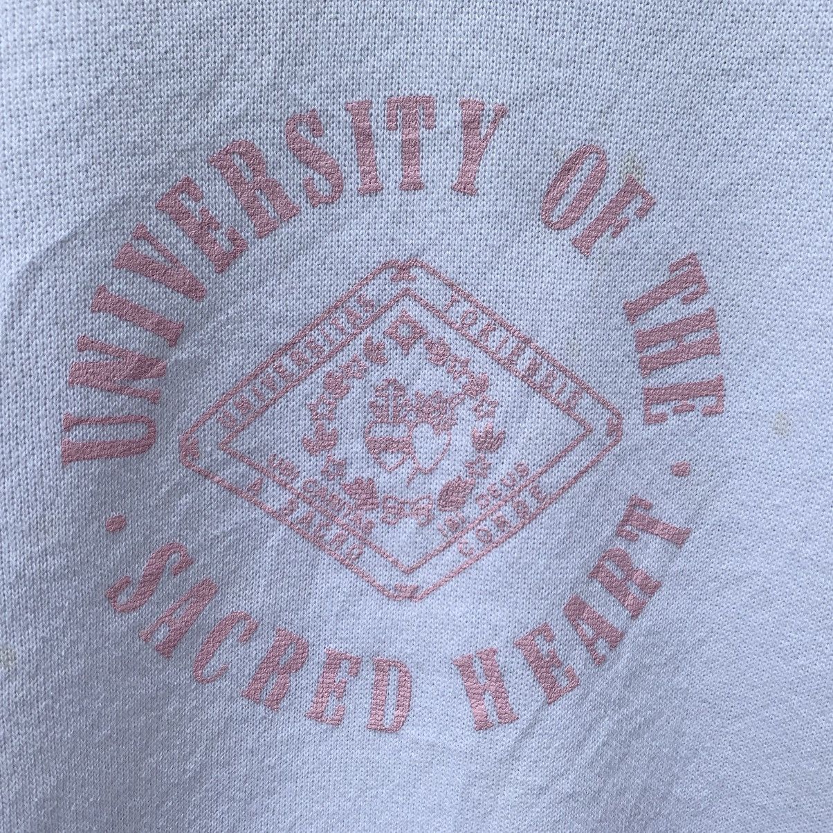 Hanes × Vintage Vintage 1980s Hanes Sacred Heart University Crewneck Size L / US 10 / IT 46 - 7 Thumbnail