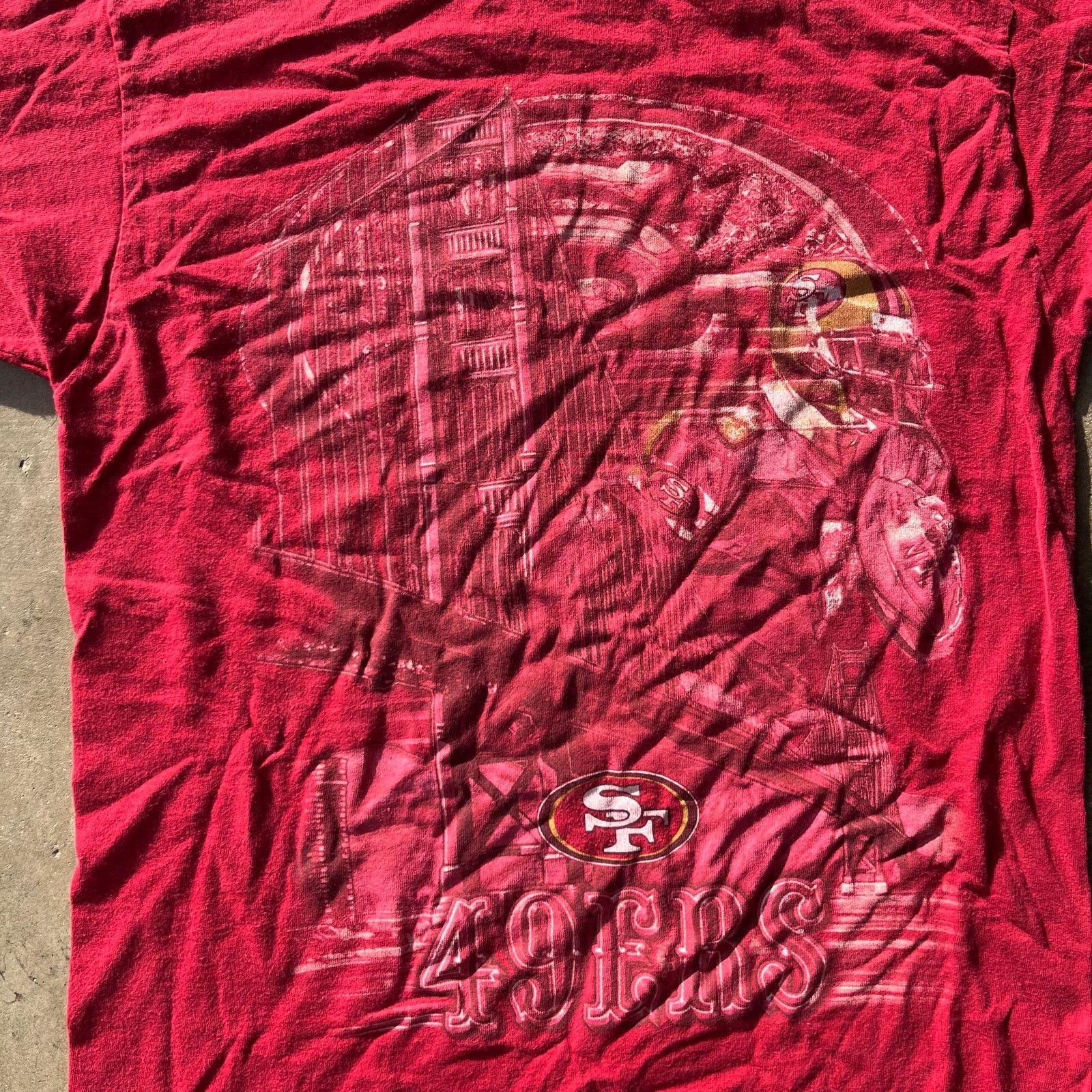 Vintage VINTAGE SAN FRANCISCO 49ERS PRO PLAYER T-SHIRT RED MEDIUM Size US M / EU 48-50 / 2 - 3 Thumbnail