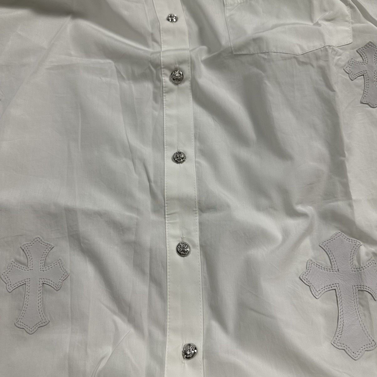 Chrome Hearts Chrome Hearts Cross Patches Poncho Shirts Size US S / EU 44-46 / 1 - 4 Thumbnail