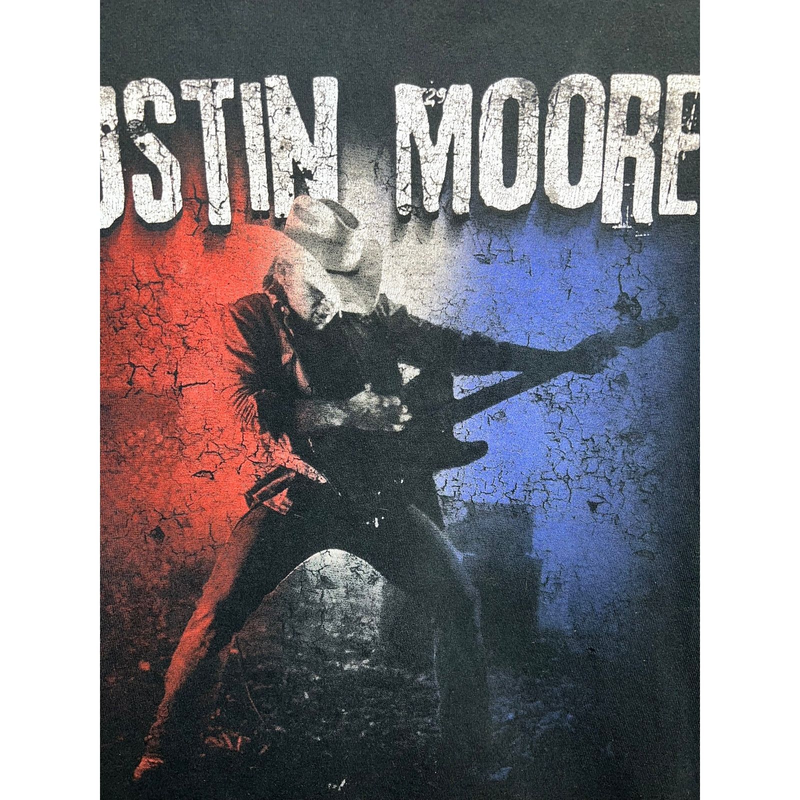 Gildan Justin Moore Tour Shirt Small Town USA Born Raised Tee M Size US M / EU 48-50 / 2 - 2 Thumbnail