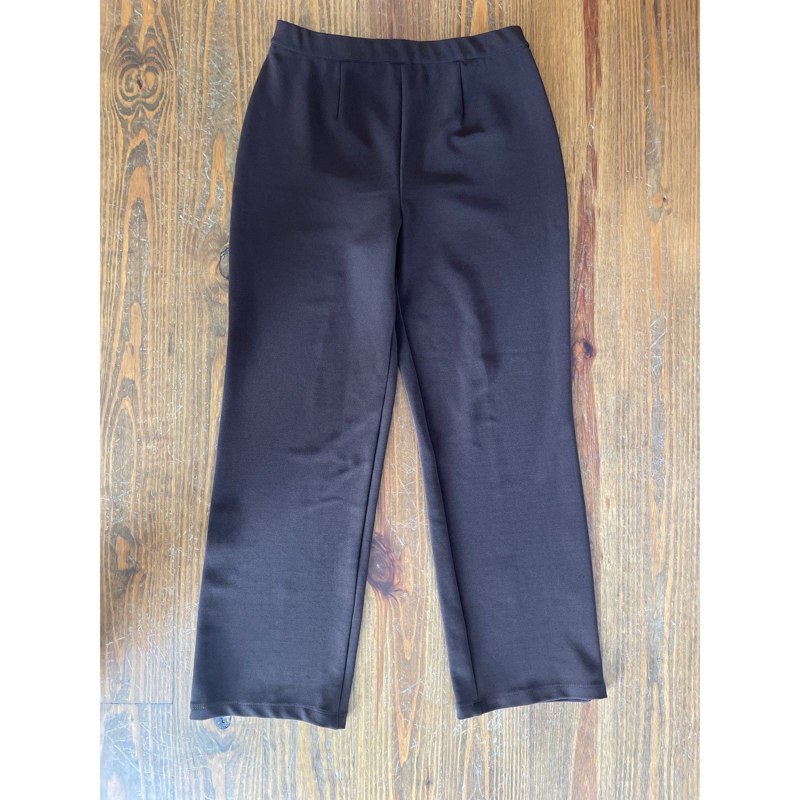 Coldwater Creek Coldwater Creek Brown Pleated Pull On Stretchy Pants, M Size 27" / US 4 / IT 40 - 1 Thumbnail