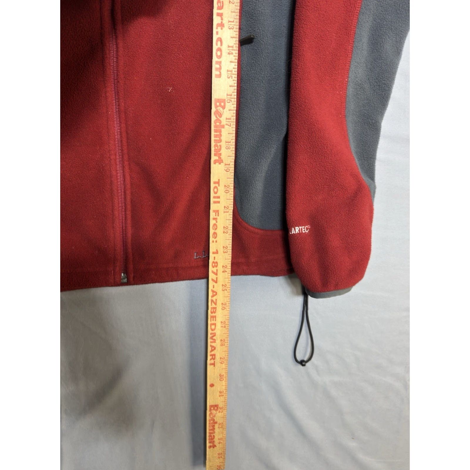 Vintage LL bean Polartec Fleece Jacket Heavyweight Wind Resistant Red Women's L Jacket Size L / US 10 / IT 46 - 5 Thumbnail