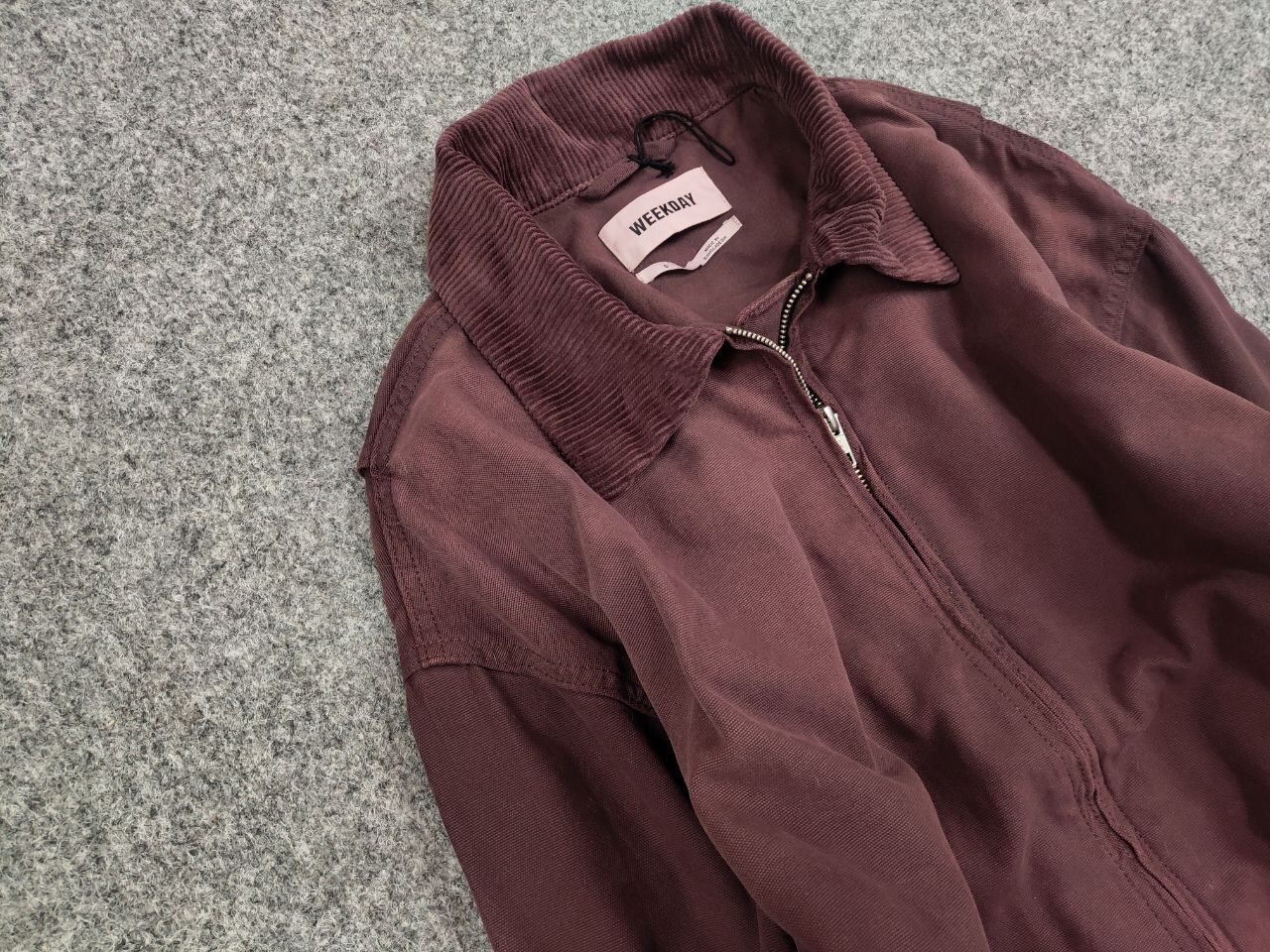 Weekday Weekday ayla twill Jacket Vintage Dark Fabric Faded Style Size US S / EU 44-46 / 1 - 7 Thumbnail