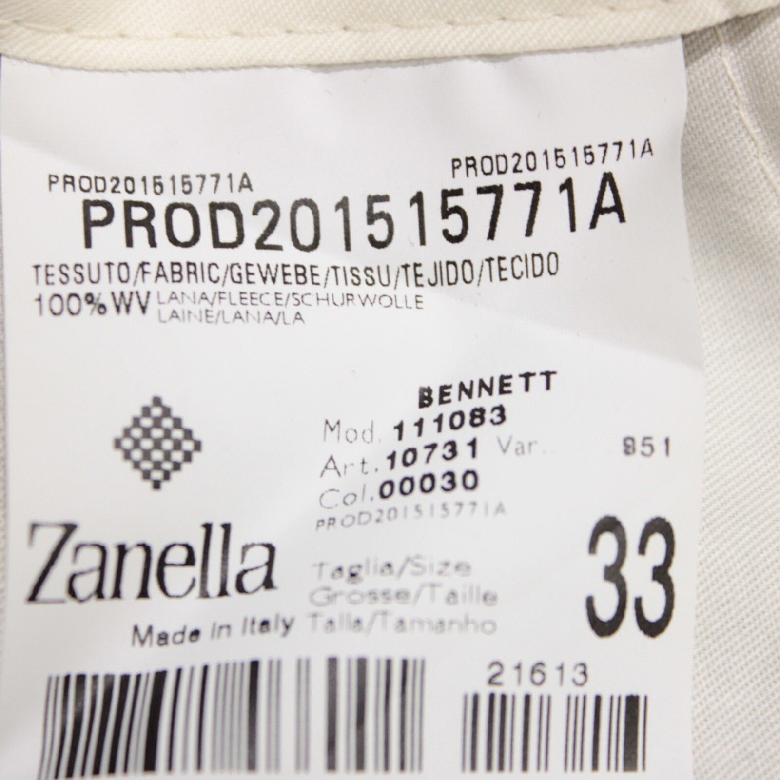 Zanella Zanella New with tags Dress Pants Size 33 US In Gray Size US 33 - 6 Thumbnail