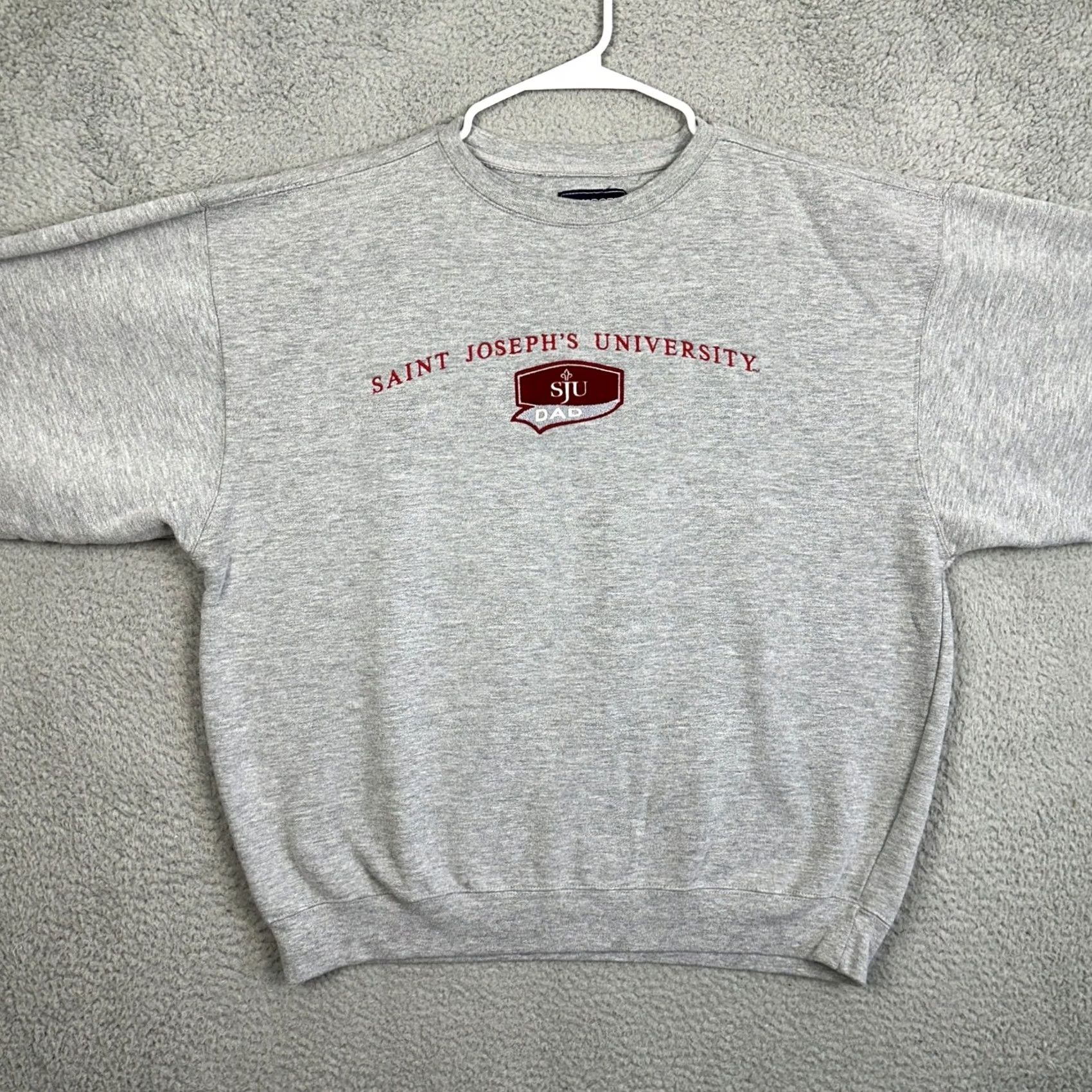 Jansport VINTAGE Saint Joseph's University Jansport Sweatshirt Crewneck Mens XL Gray Embroidered Logo Pullover Size US XL / EU 56 / 4 - 3 Thumbnail