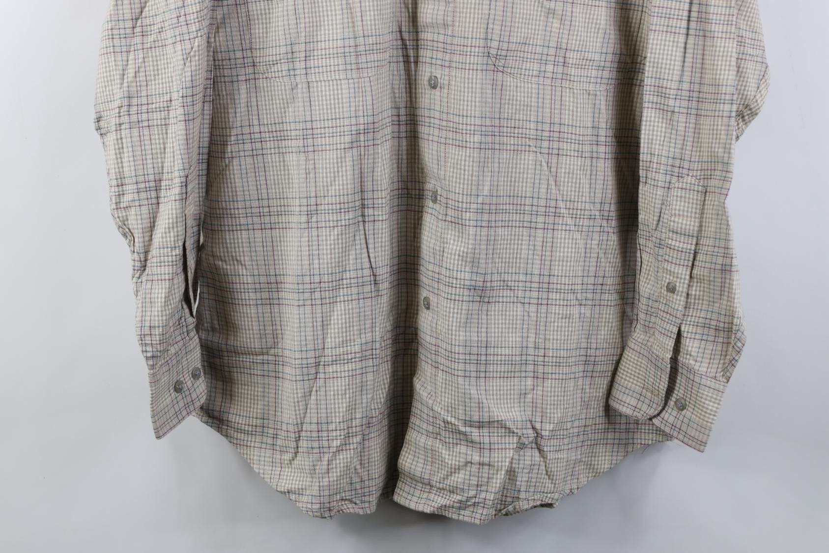 Vintage Deadstock Vintage 90s Streetwear Gabardine Button Shirt Size US L / EU 52-54 / 3 - 3 Thumbnail