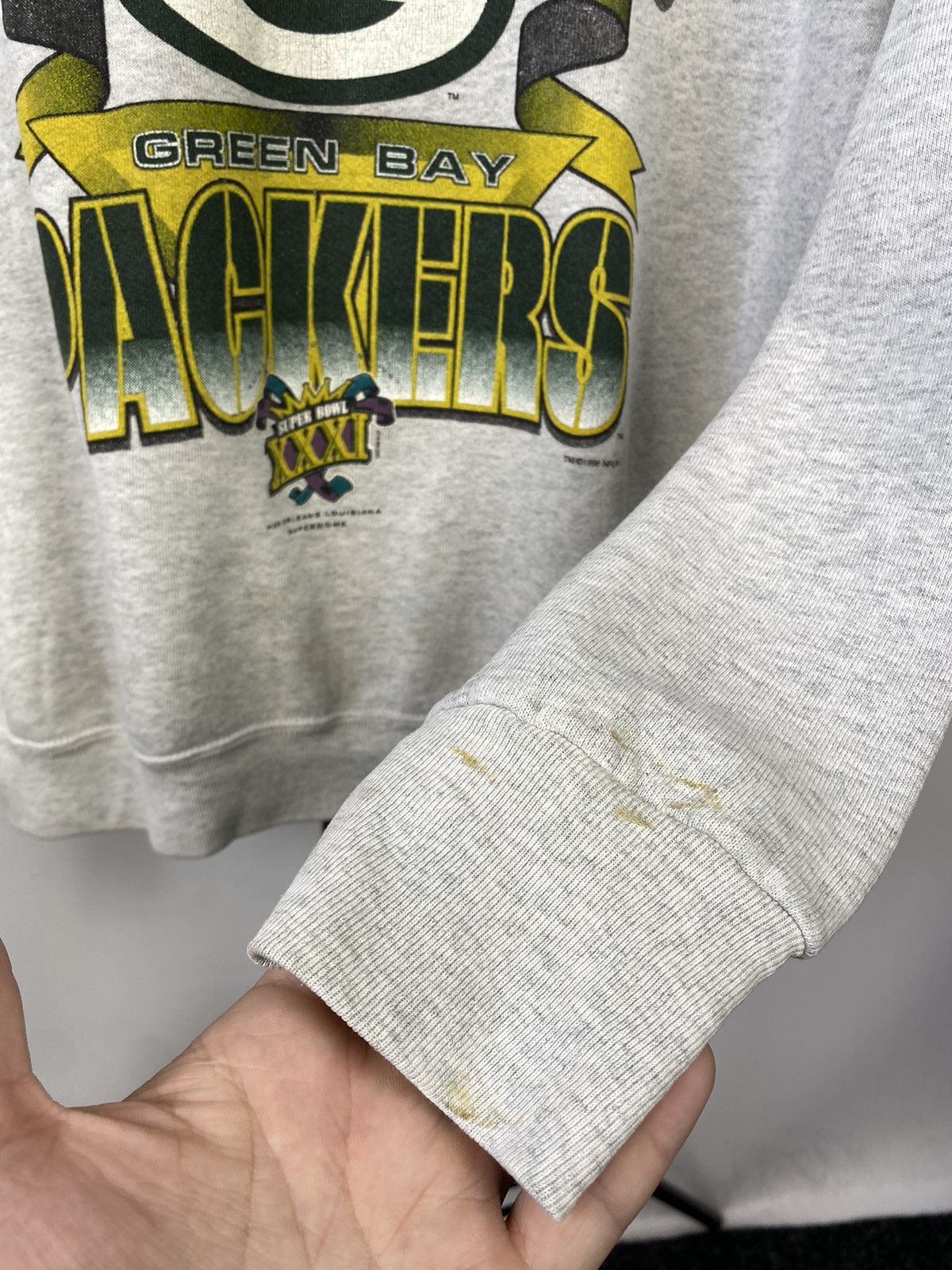 NFL × Vintage 1996 Green Bay Packers Super Bowl Crewneck Sweatshirt Large Size US L / EU 52-54 / 3 - 8 Thumbnail