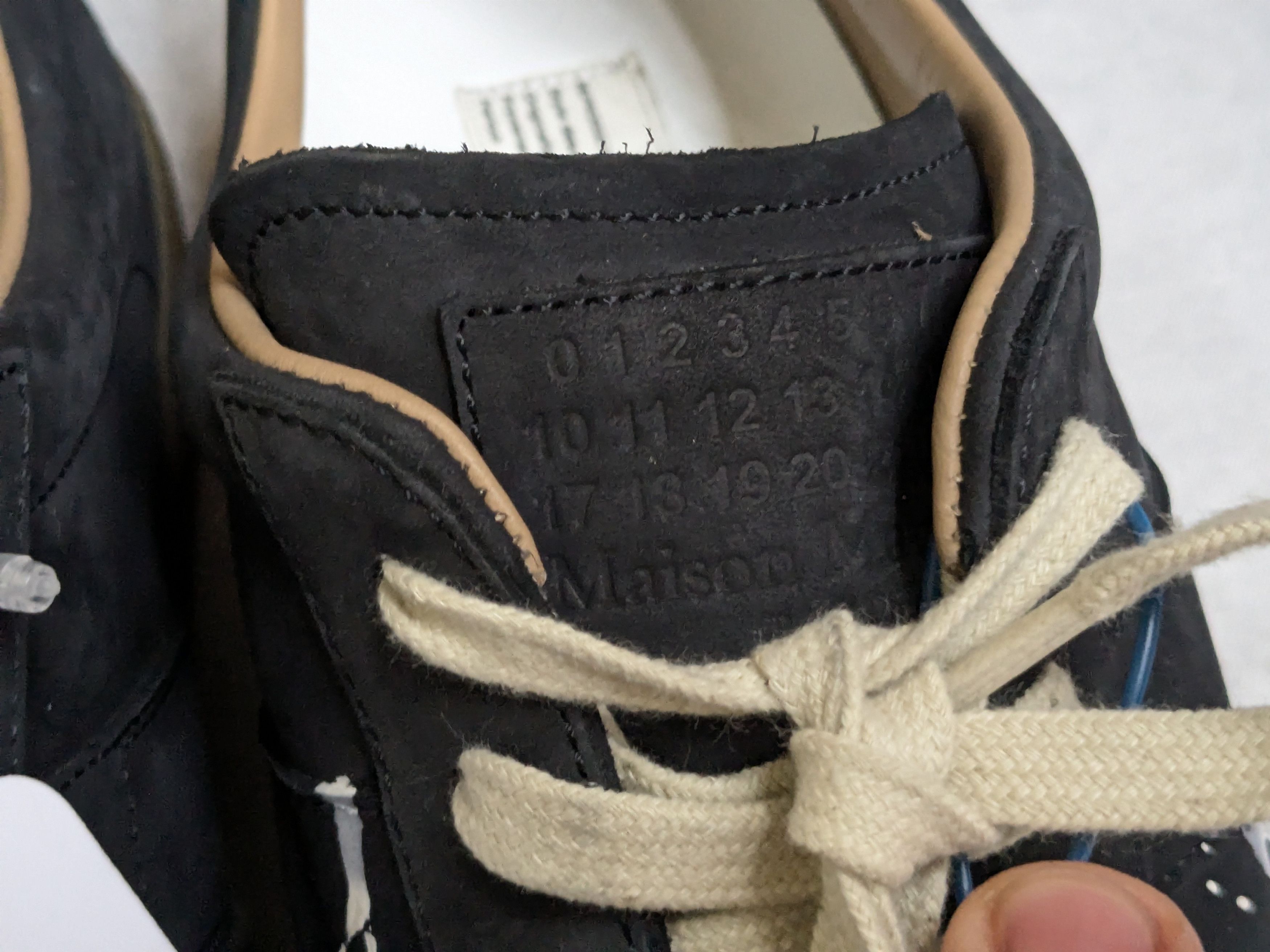 Maison Margiela Maison Margiela GAT Replica Black Paint Splatter 12 45 Low Size US 12 / EU 45 - 6 Thumbnail