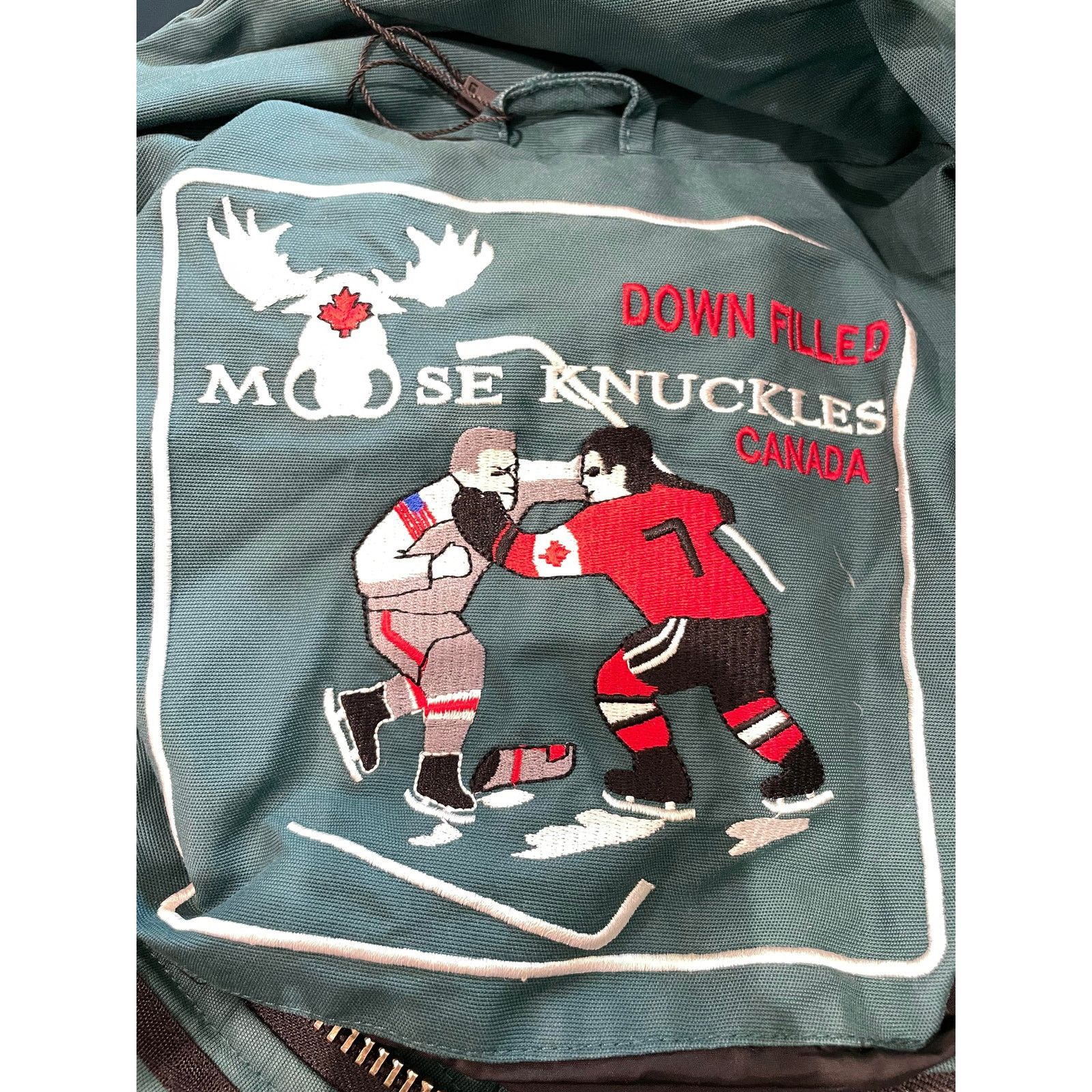 Moose Knuckles Moose Knuckles 3Q Green Black Fur Size US M / EU 48-50 / 2 - 12 Thumbnail