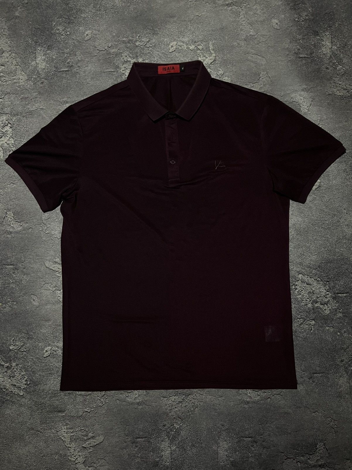 Isaia Isaia Napoli Polo Tee Luxury Vintage Italian Designer Size US XL / EU 56 / 4 - 1 Thumbnail