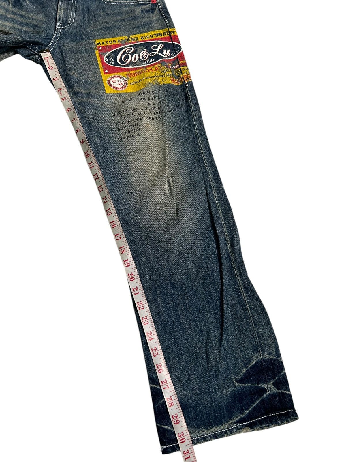 Japanese Brand × Kapital × Vintage CO & LU Japanese Style Denim Jeans Size US 32 / EU 48 - 20 Thumbnail