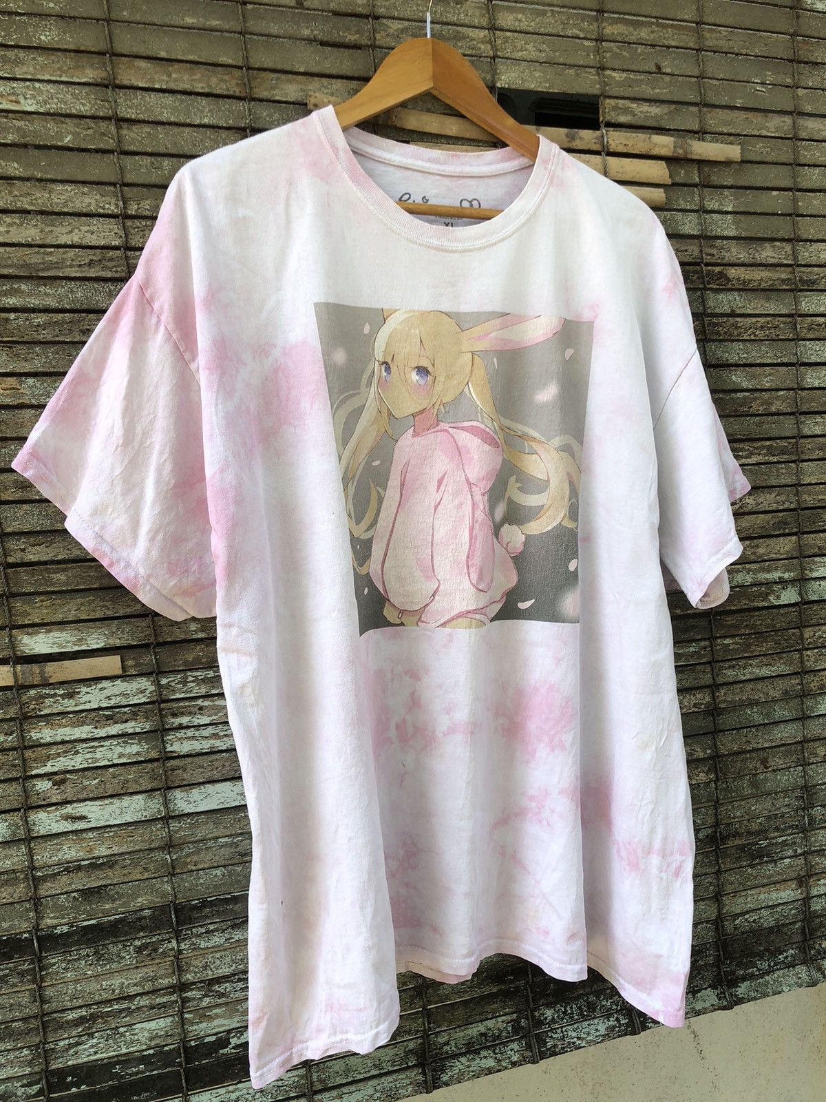 Anime Baggy Chisana Mun Japanese Anime Girl Tie Dye Tshirts Size US XL / EU 56 / 4 - 4 Thumbnail