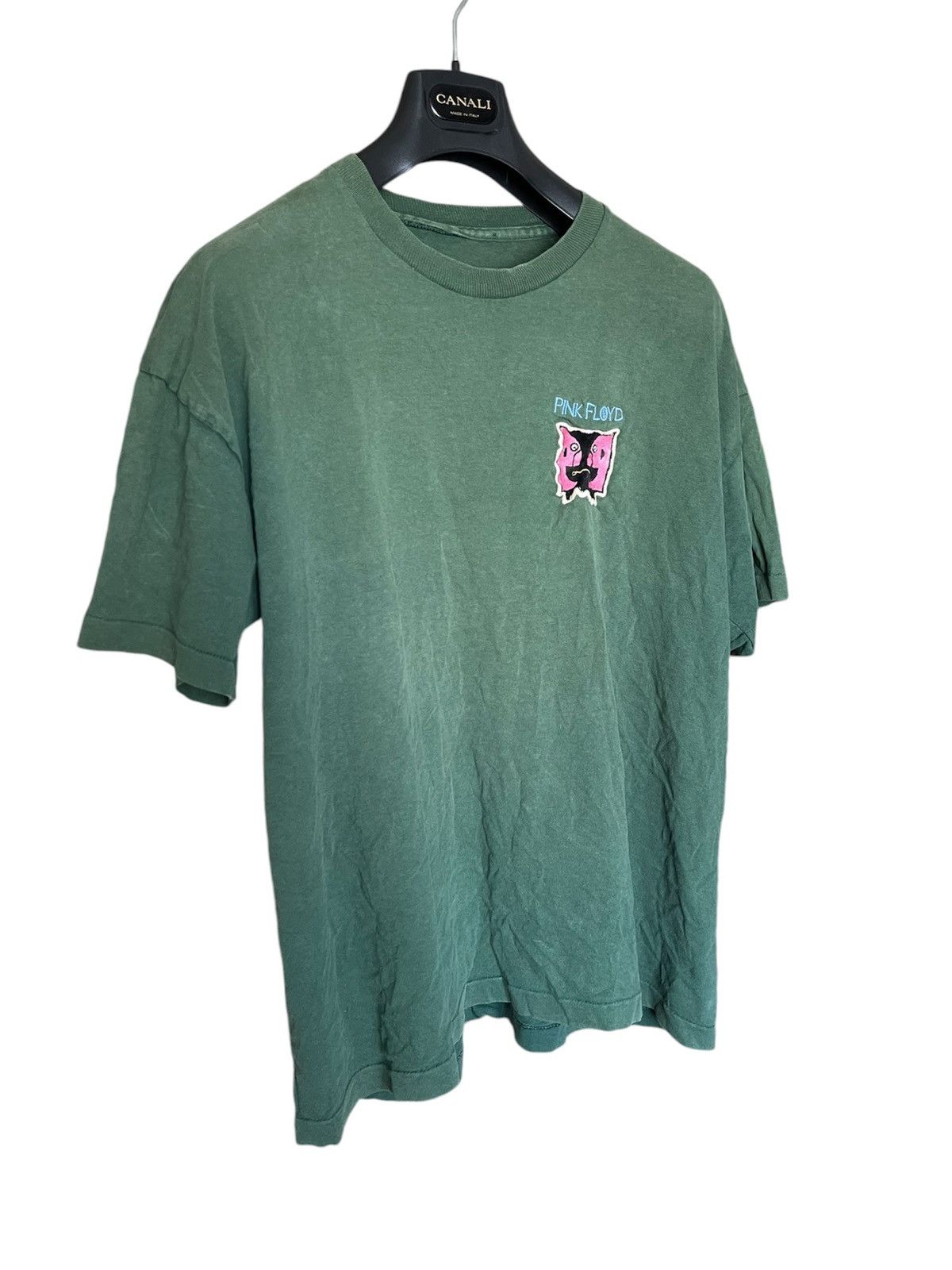 Band Tees × Pink Floyd × Vintage 90’s Pink Floyd Vintage embroidered t-shirt tee rare Size US L / EU 52-54 / 3 - 3 Thumbnail