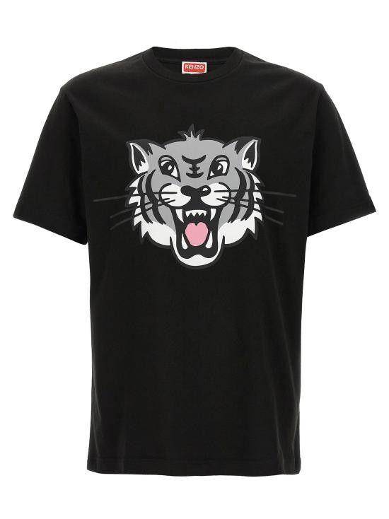 Kenzo KENZO Men T-Shirts FF55TS5334SG 99J Black Size US L / EU 52-54 / 3 - 1 Thumbnail