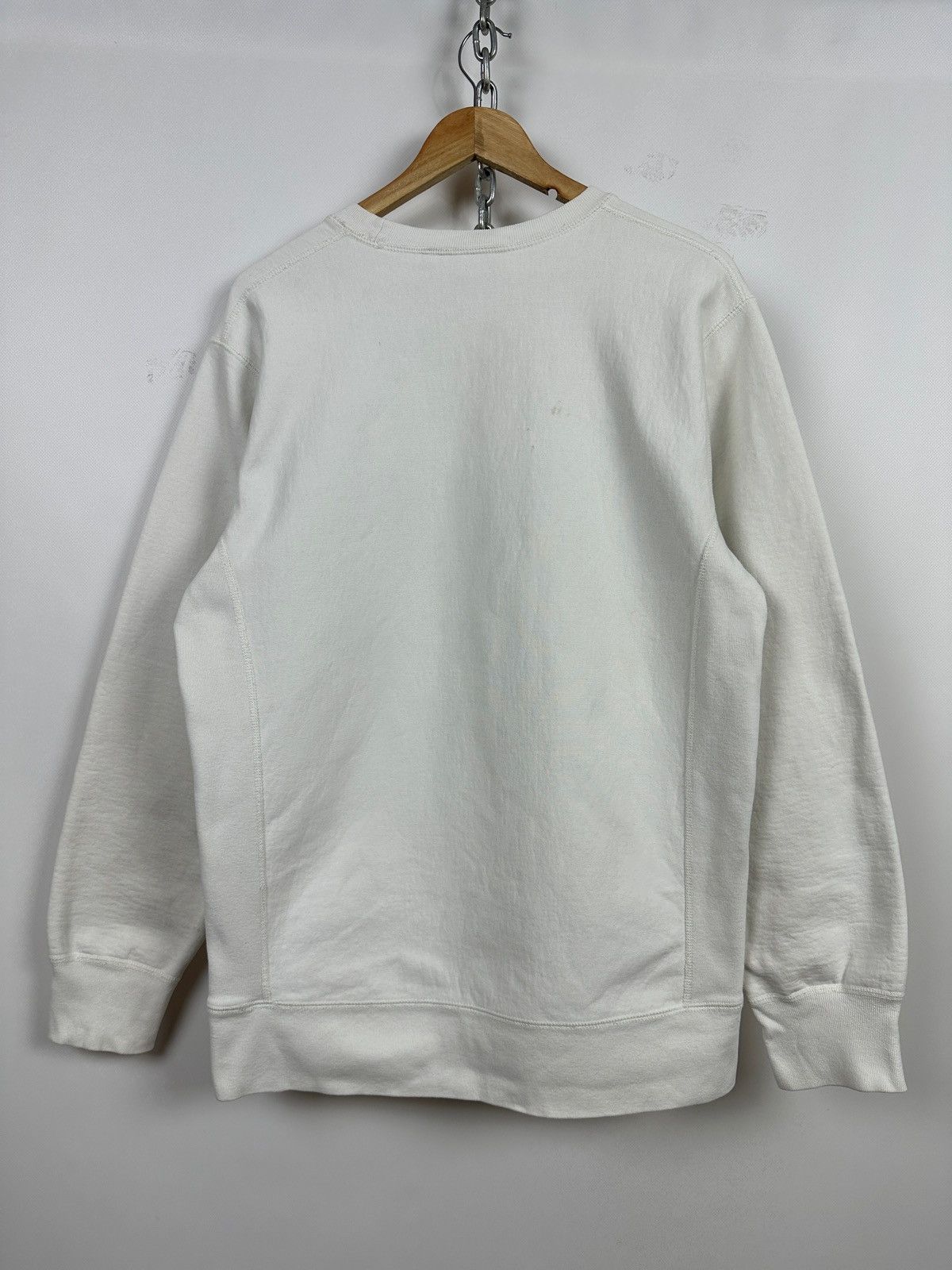 Supreme Supreme Brush Script White Crewneck Sweatshirt Size US L / EU 52-54 / 3 - 3 Thumbnail