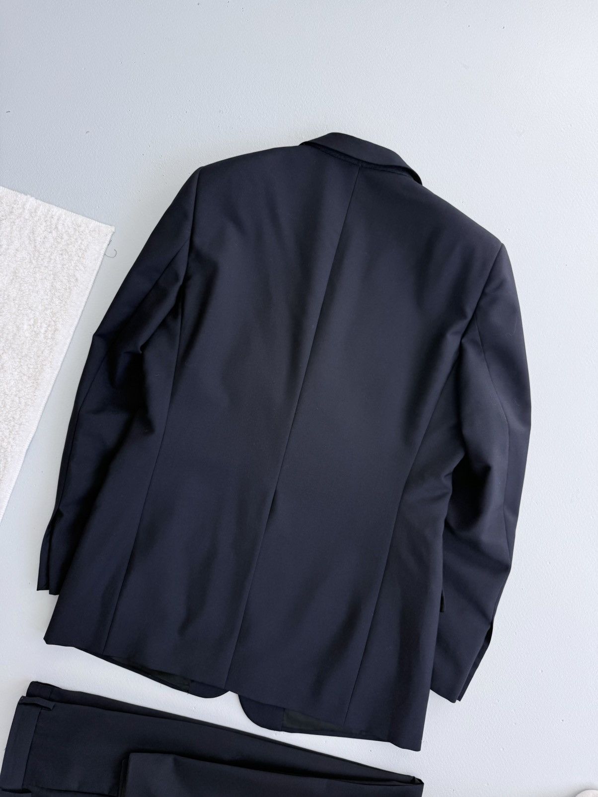 Dior × Hedi Slimane Dior Homme Navy Suit Navigate Hedi Slimane Size 44R - 7 Thumbnail
