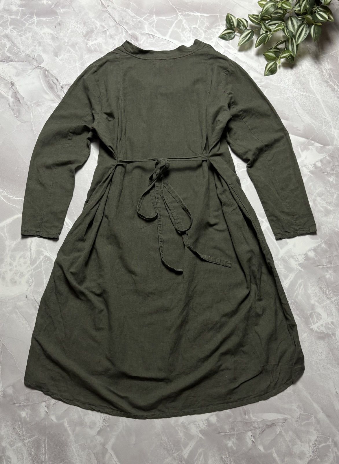 Gudrun Sjoden Gudrun Sjoden Dress Linen Cotton Long Sleeve Lagenlook XL Size XL / US 12-14 / IT 48-50 - 3 Thumbnail