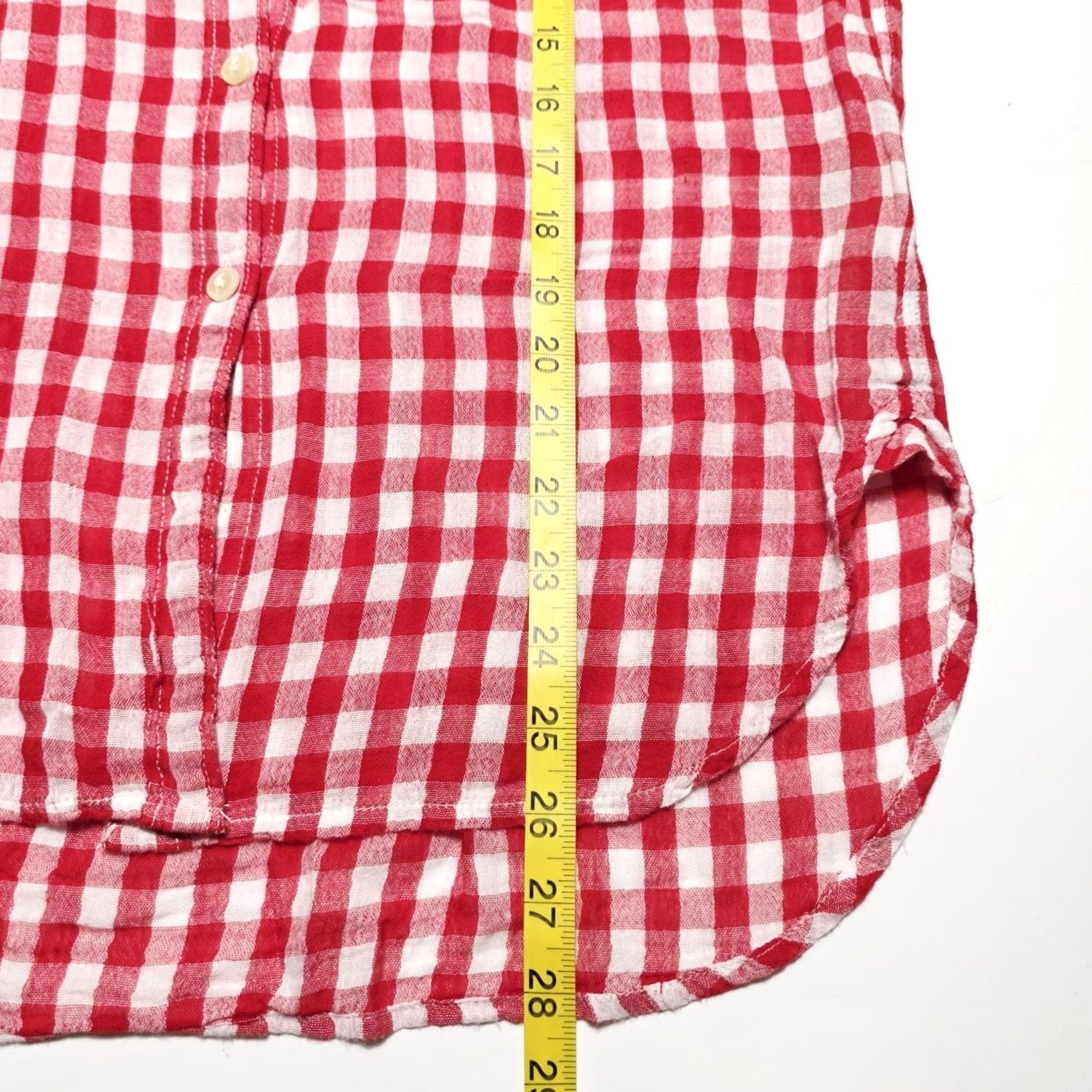 Ralph Lauren VINTAGE Denim & Supply Ralph Lauren RL Utility Top Women's M Red White Plaid Shirt Size M / US 6-8 / IT 42-44 - 4 Thumbnail