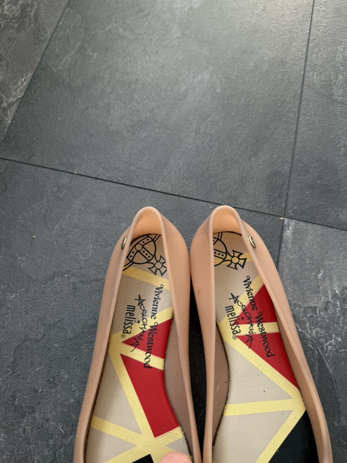 Melissa × Vintage × Vivienne Westwood Vivienne Weastwood Ballet Orb Flats Pump Slip On Size US 8 / IT 38 - 7 Thumbnail
