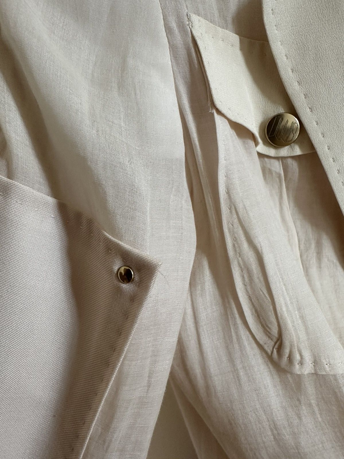 Stella McCartney Stella McCartney Linen Blazer Size S / US 4 / IT 40 - 5 Thumbnail
