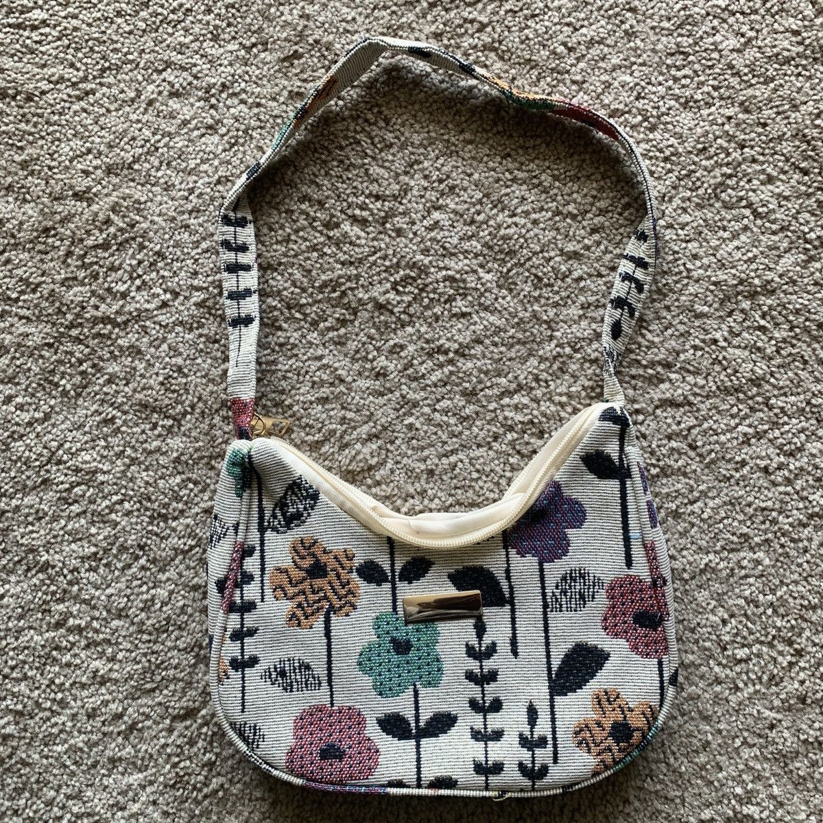 Other Floral tapestry shoulder bag with strap Size ONE SIZE - 1 Thumbnail