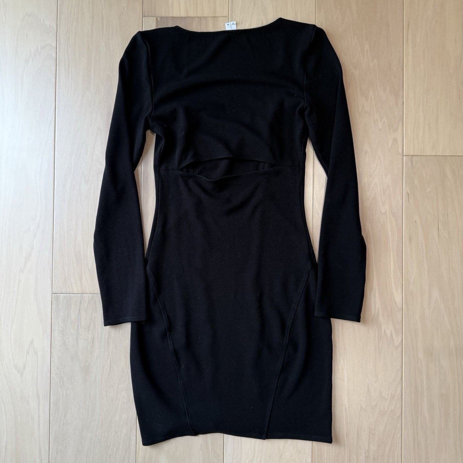 Helmut Lang Helmut Lang Gala Piped Cutout Knit Dress Women's M Black Size M / US 6-8 / IT 42-44 - 8 Thumbnail