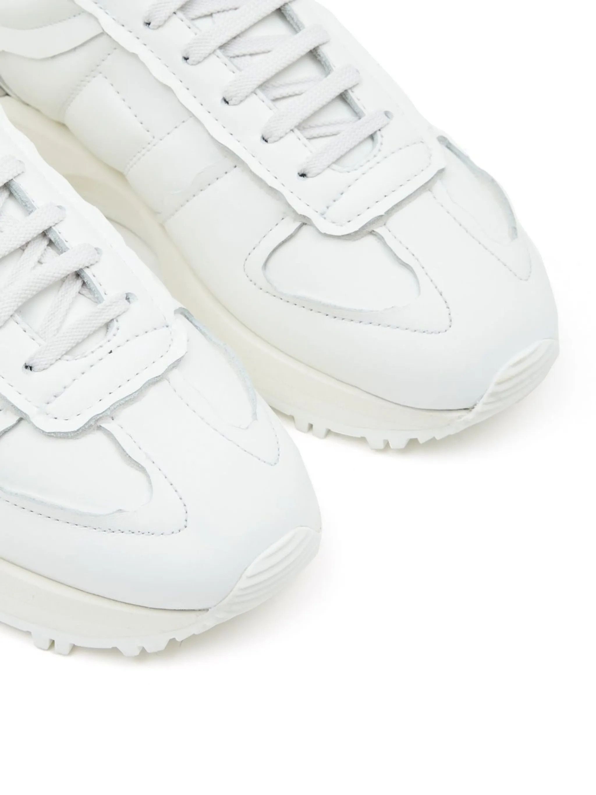 Maison Margiela oc11z0325 Seam-Detail Low-Top Sneakers in White Size US 8 / IT 38 - 4 Thumbnail