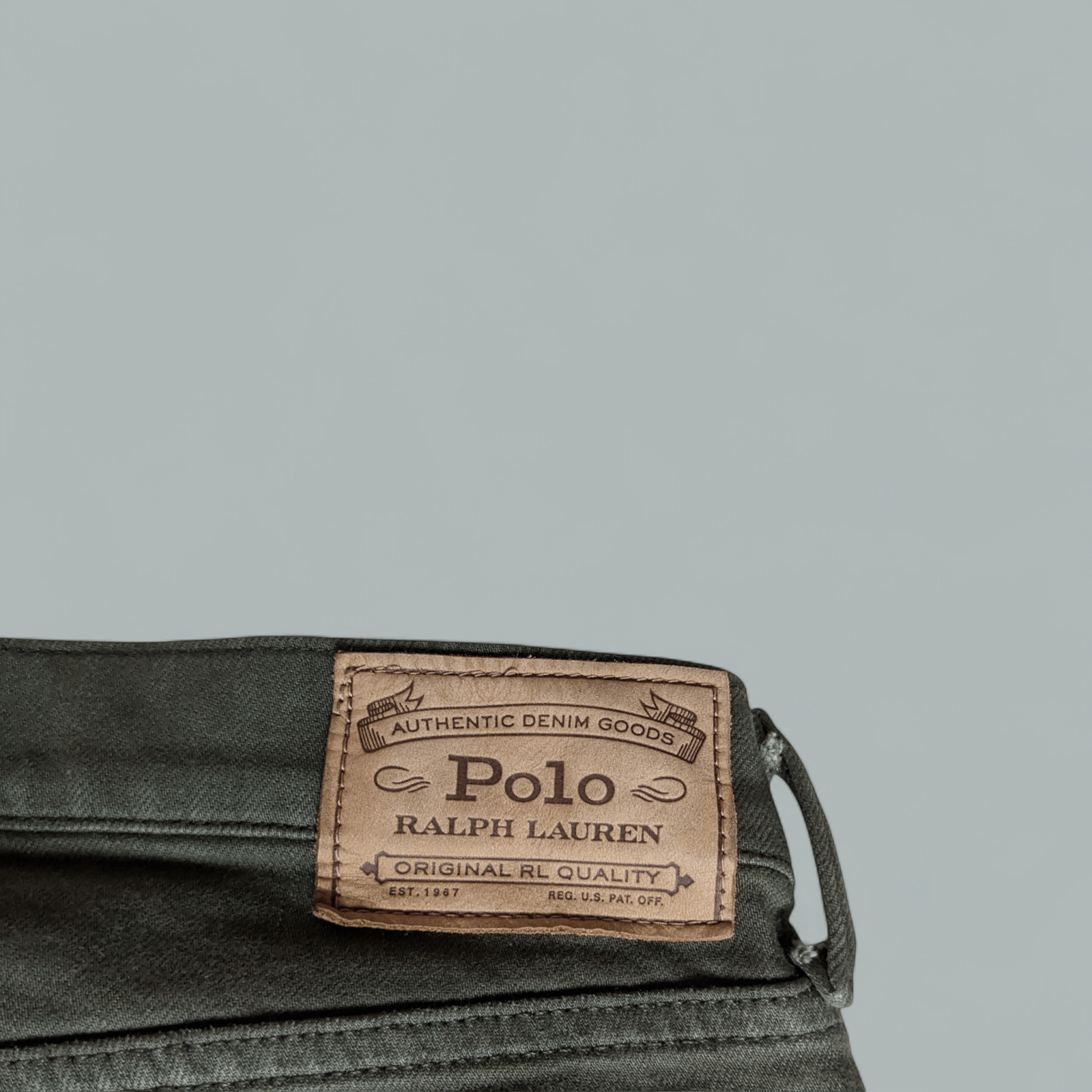 Polo Ralph Lauren Polo Ralph Lauren Men's Sullivan Stretch Jea Olive Green Size US 32 / EU 48 - 10 Thumbnail