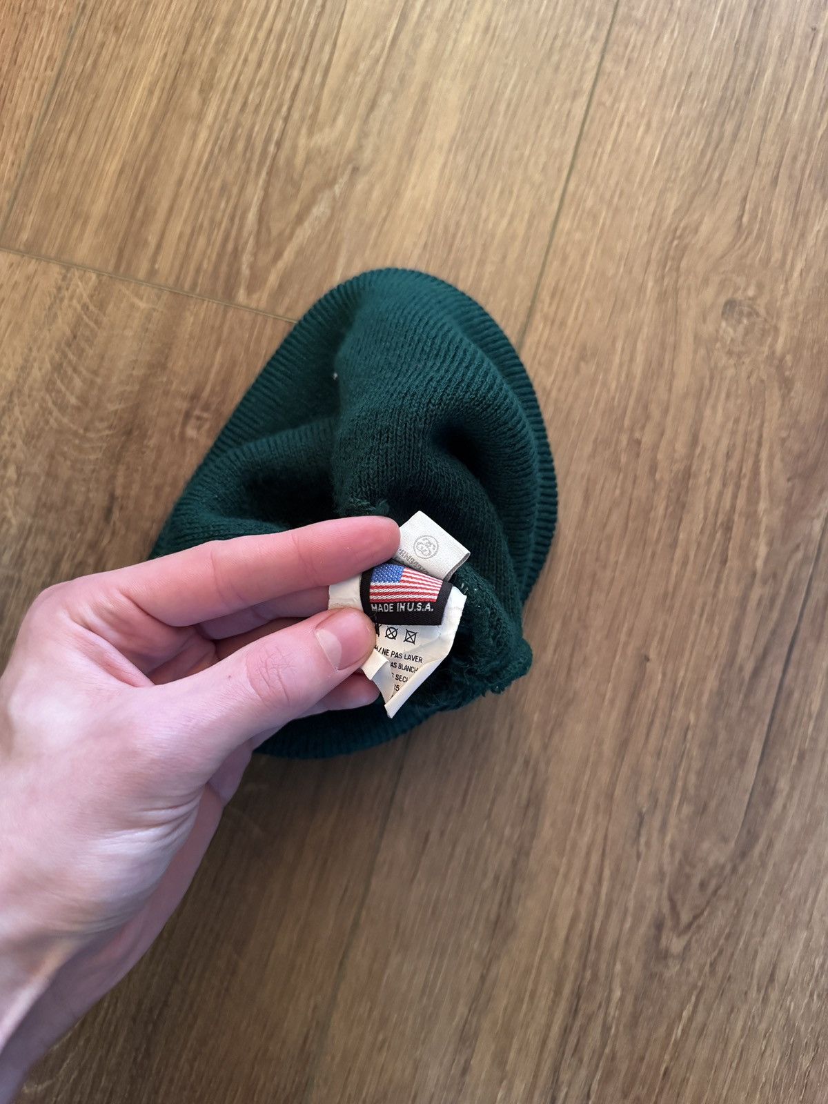 Stussy Vintage Stüssy Beanie Made in USA Rare Authentic Logo Hat Size ONE SIZE - 5 Thumbnail