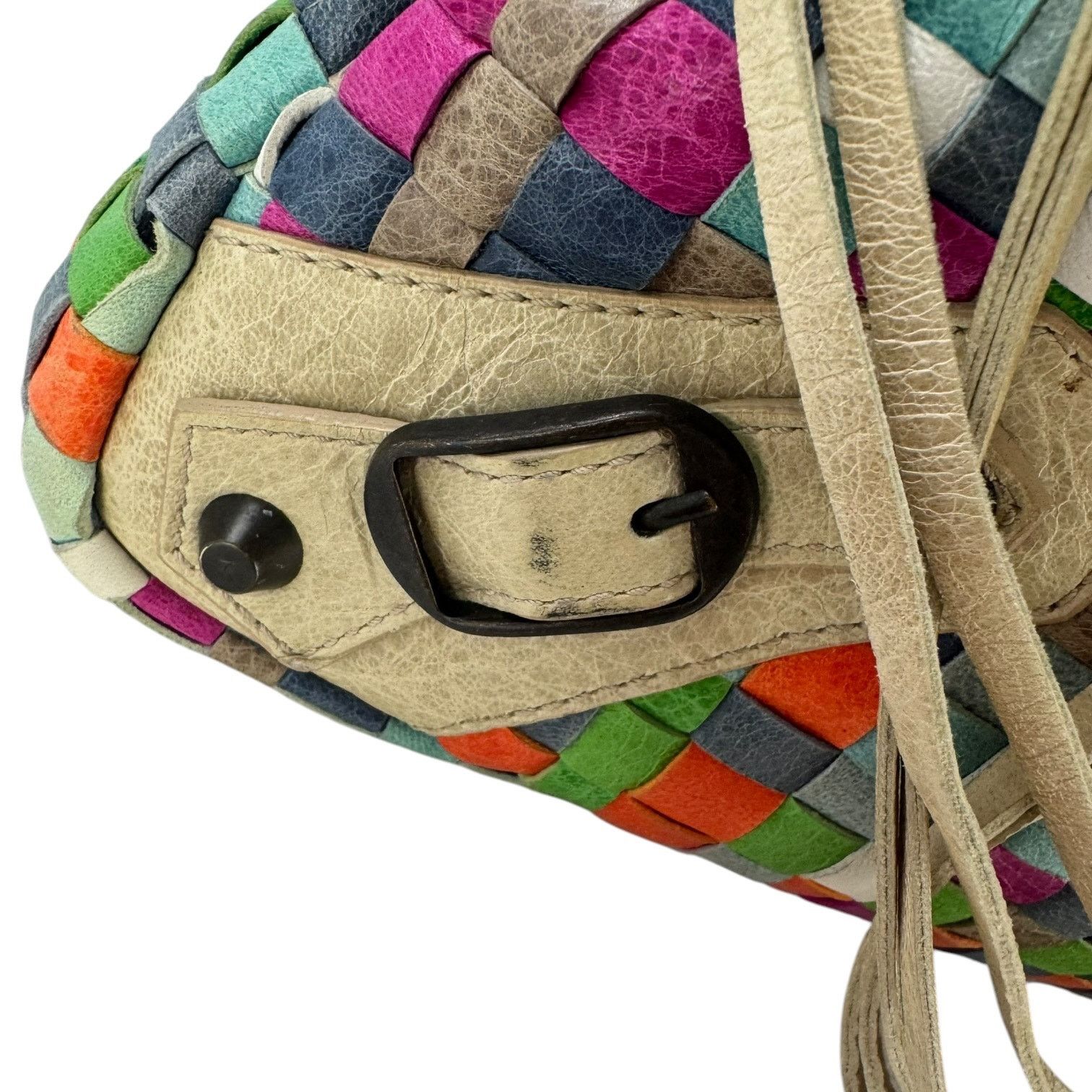 Bottega Veneta Balenciaga Multicolor Woven City Bag Size ONE SIZE - 16 Thumbnail