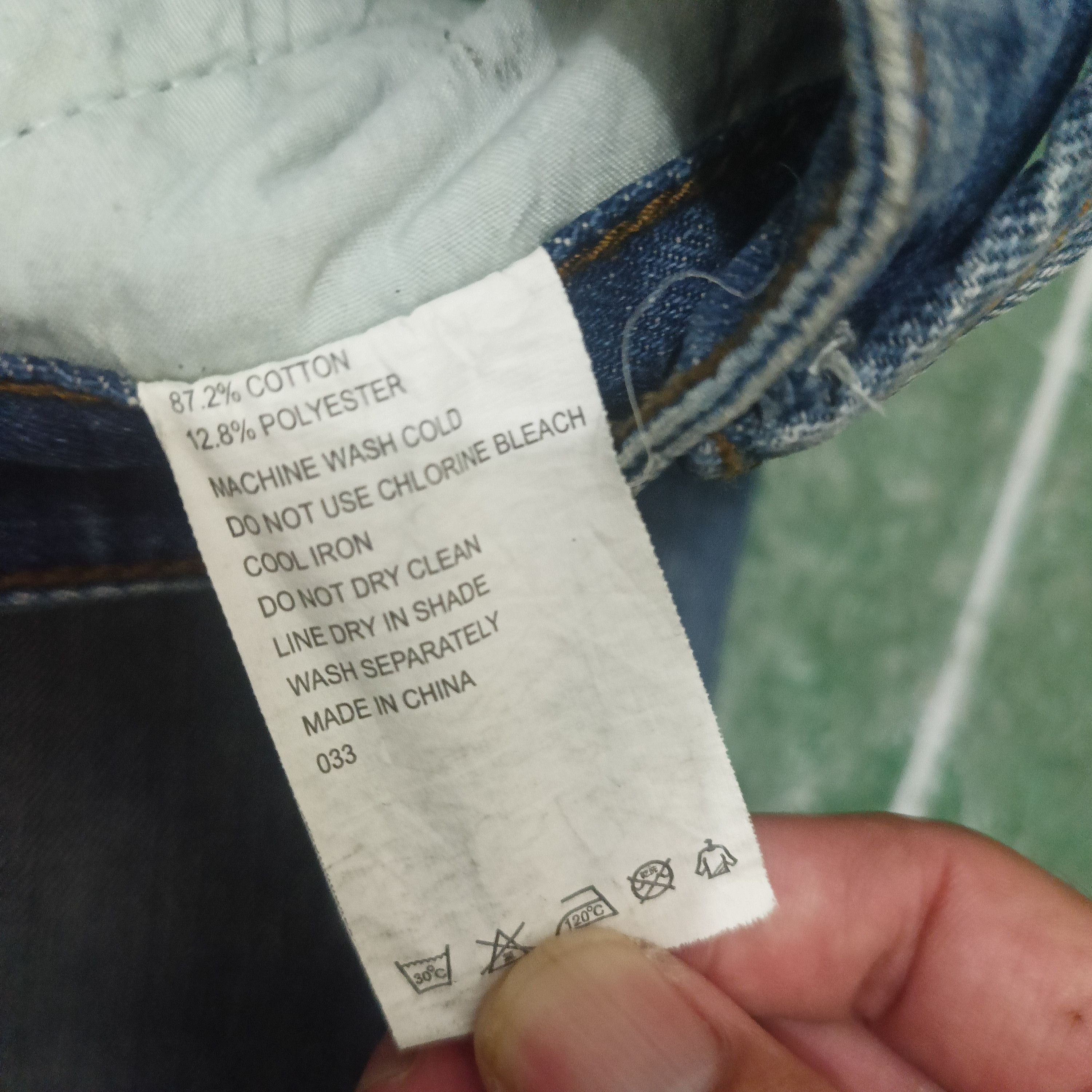 5351 POUR LES HOMMES Samuel & Kevin Jeans Distressed Denim Size US 31 - 8 Thumbnail