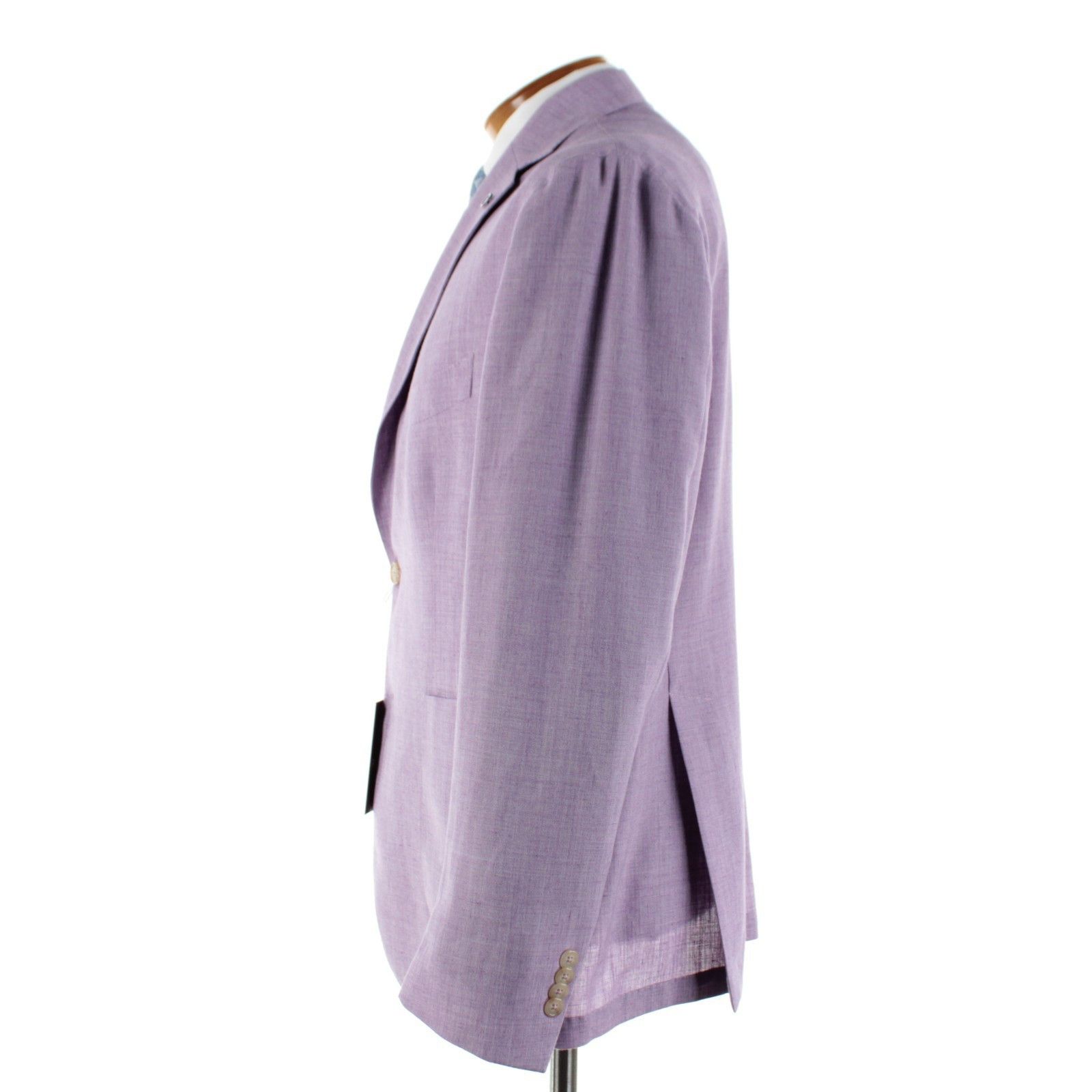 Sartoria Partenopea Sartoria Partenopea Sport Coat Size 44 Regular US in Purple Size 44R - 5 Thumbnail