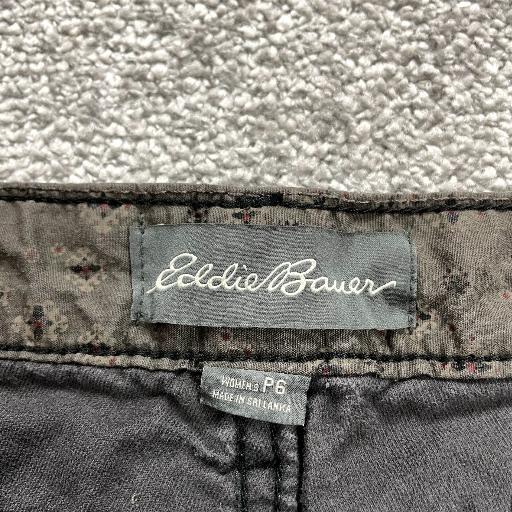 Eddie Bauer Eddie Bauer Pants Women Straight Leg Mid Rise Cotton Blend Black 32x27 Petite 6P Casual Chino with Stretch Size 28" / US 6 / IT 42 - 5 Thumbnail
