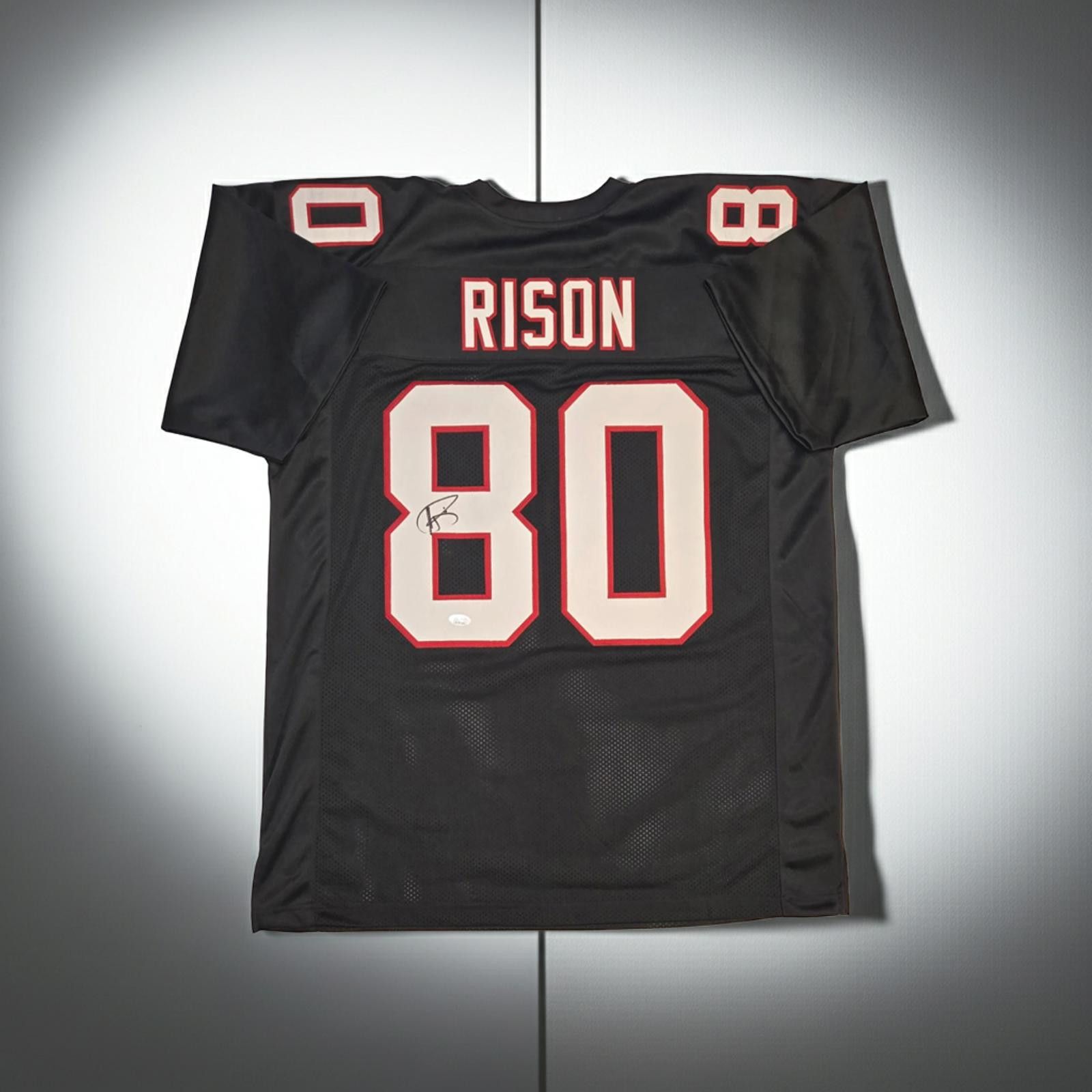 Other Andre Rison Atlanta Falcons Signed football jersey COA (XL) Size ONE SIZE - 1 Thumbnail