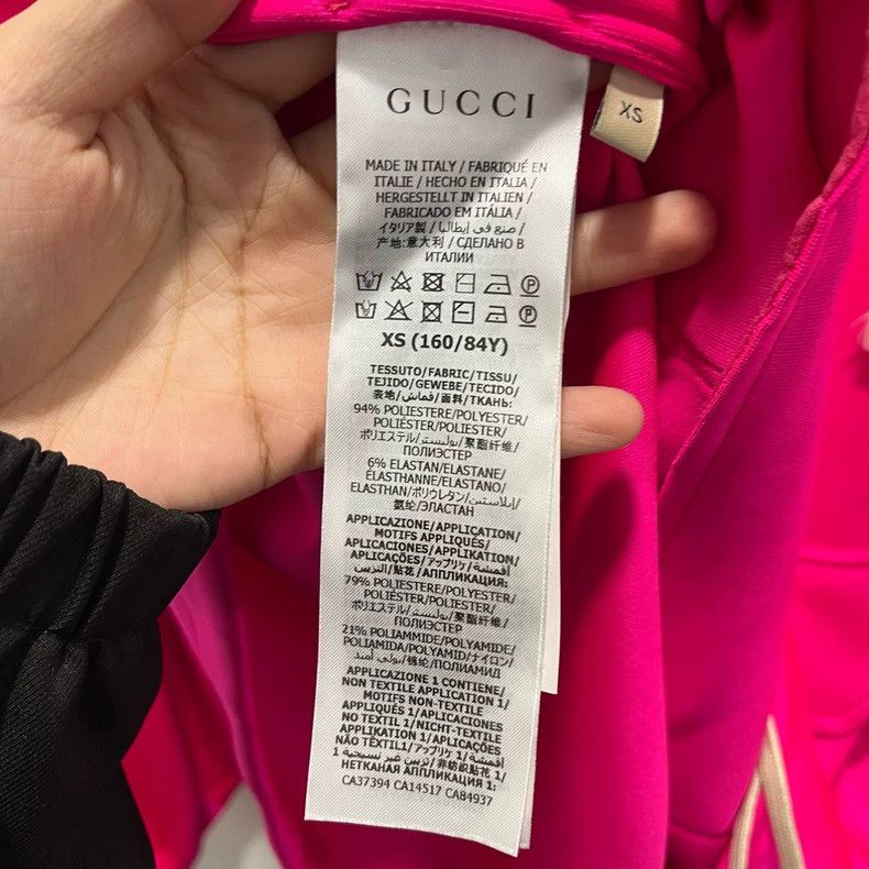 Gucci Gucci Rose red white double G big logo hoodie 2501-Nextarro Size US XS / EU 42 / 0 - 6 Thumbnail
