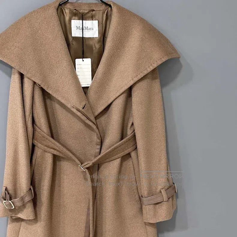 Max Mara Max Mara Poncho Collar Camel Fur and Leather Coat Size S / US 4 / IT 40 - 2 Thumbnail