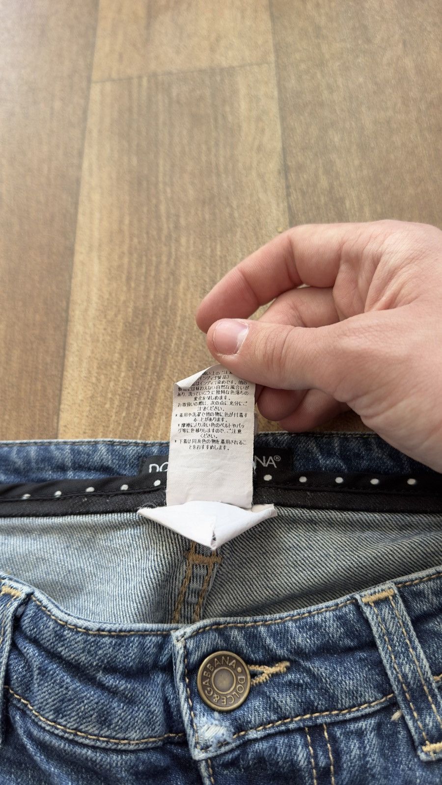 Dolce & Gabbana Dolce & Gabbana Y2K Archive Distressed Wash Denim Jeans Size 28" / US 6 / IT 42 - 10 Thumbnail