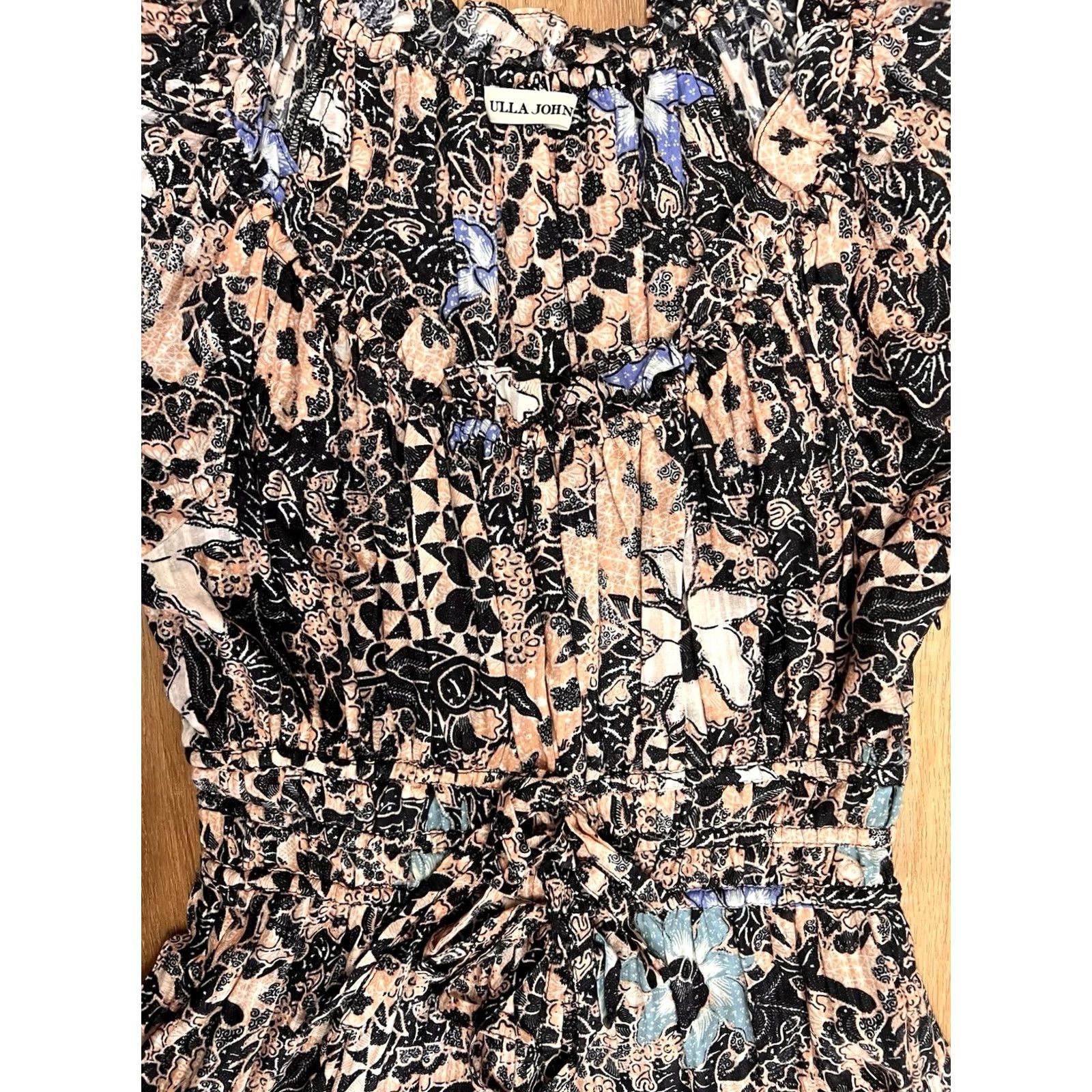 Ulla Johnson Ulla Johnson Dress Womens 4 Rema Floral Print Multicolor Size S / US 4 / IT 40 - 4 Thumbnail